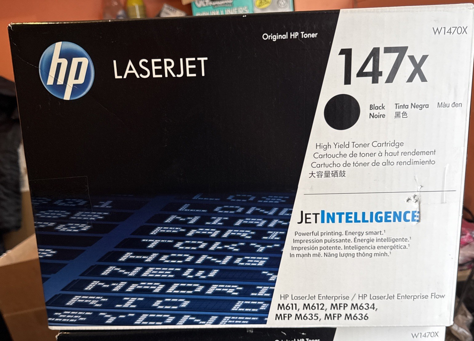 HP 147X W1470X Genuine OEM Black High Yield Original LaserJet Toner Cartridge