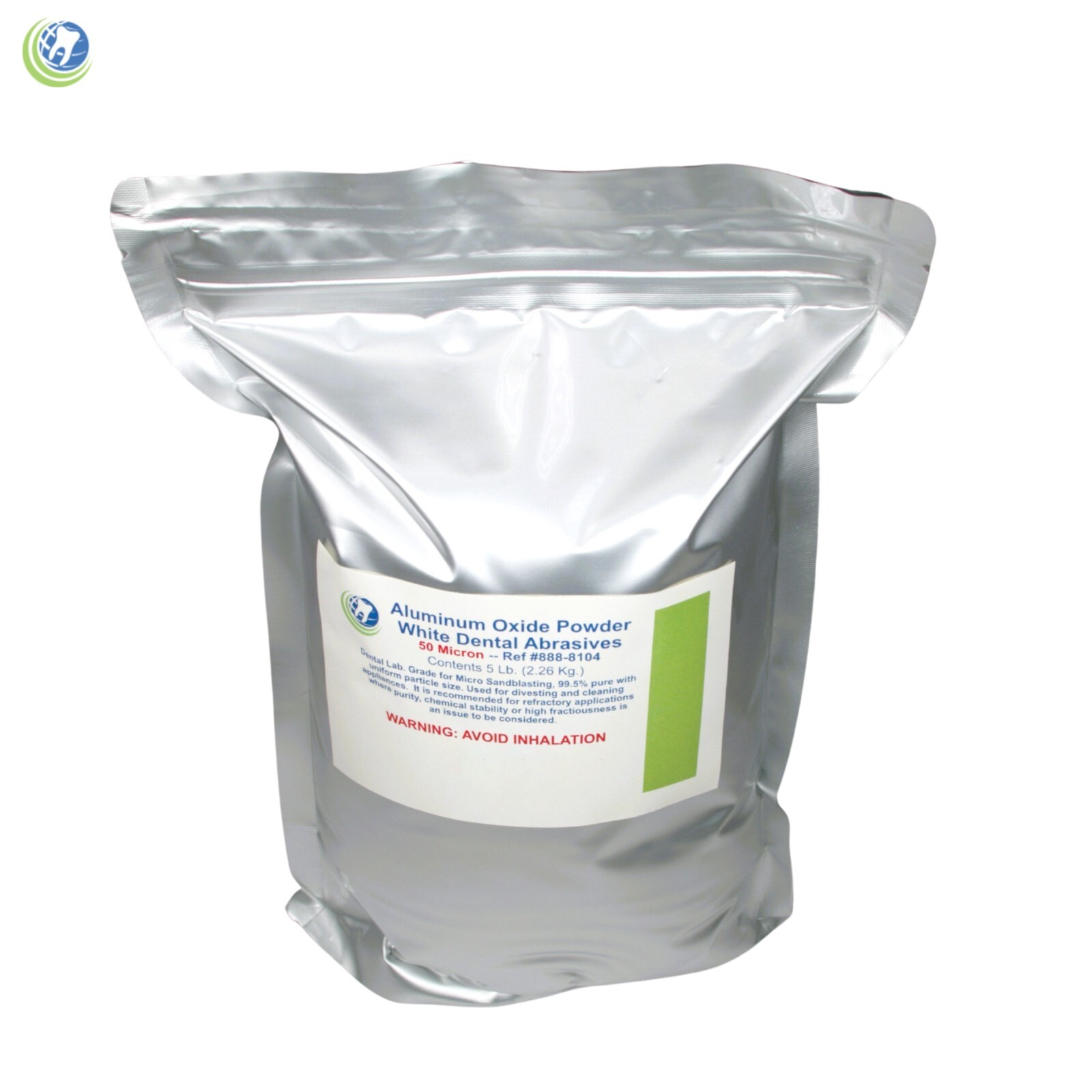 5 Lb Dental Grade White Aluminum Oxide 50 Micron Polishing Blasting Abrasive 99%