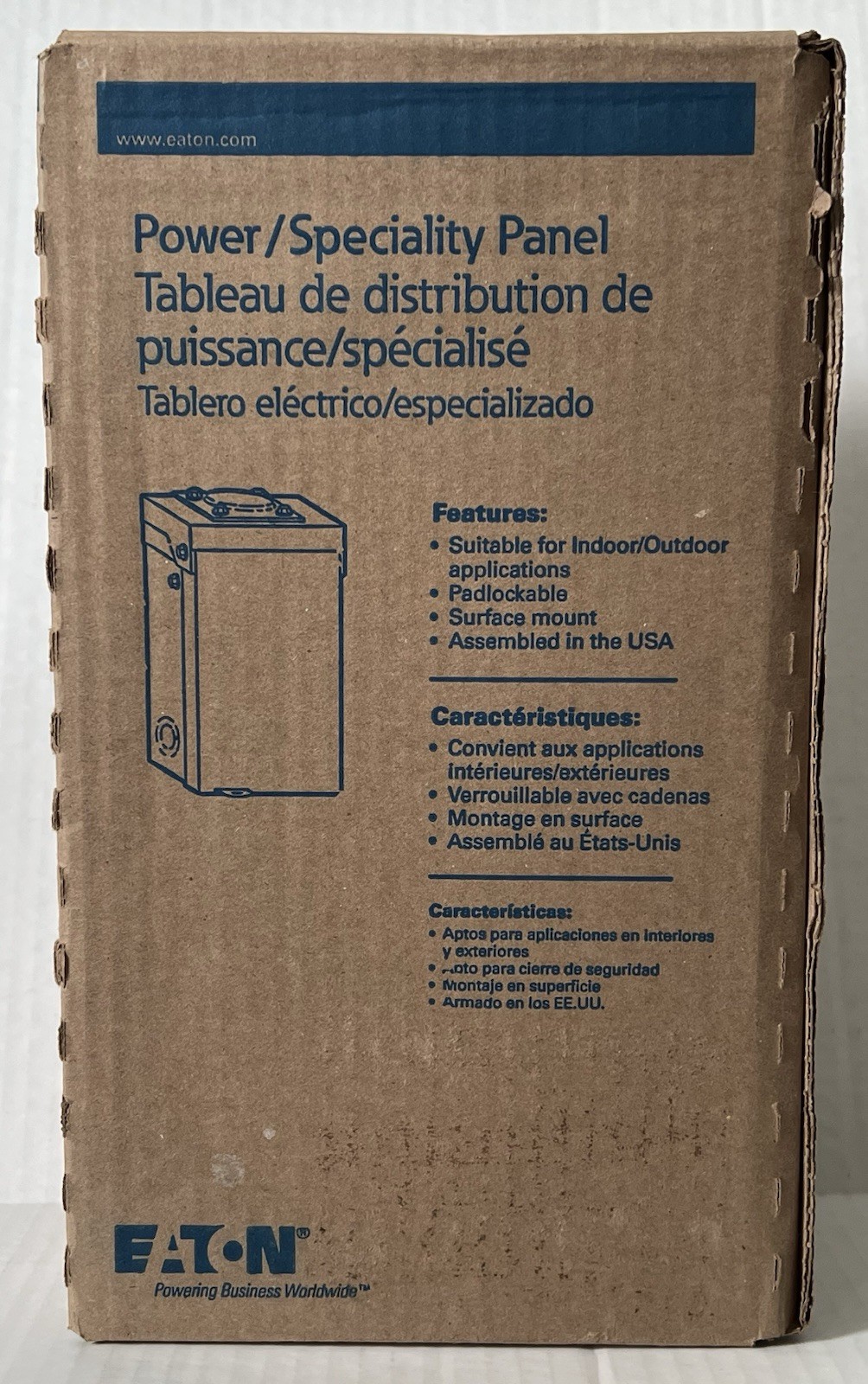 Eaton BR2B100RP Outdoor Enclosed Main Breaker 100A – NEW