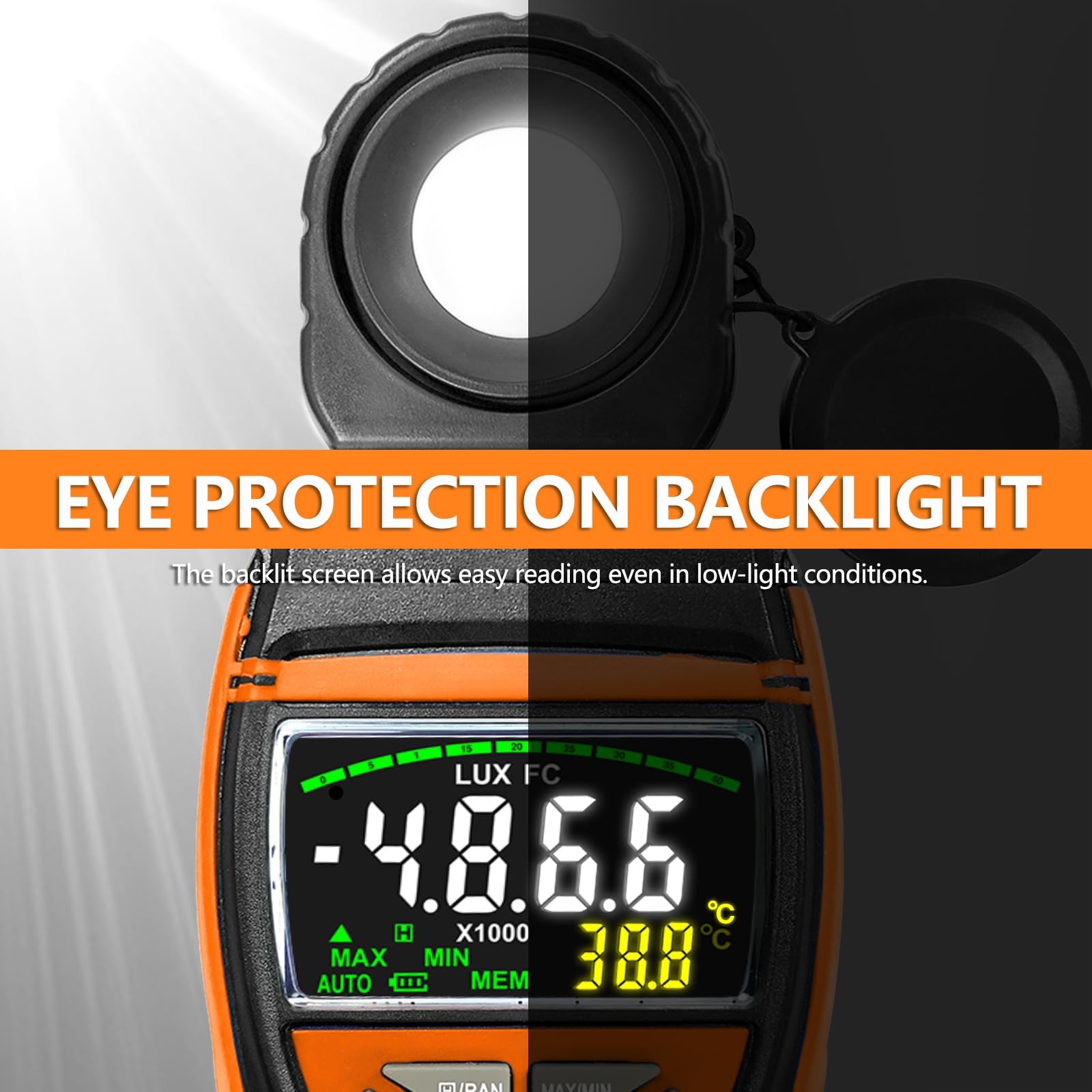 HOLDPEAK 8801A Digital Lux Light Meter 0.1400,000 Lux Illuminance Detector