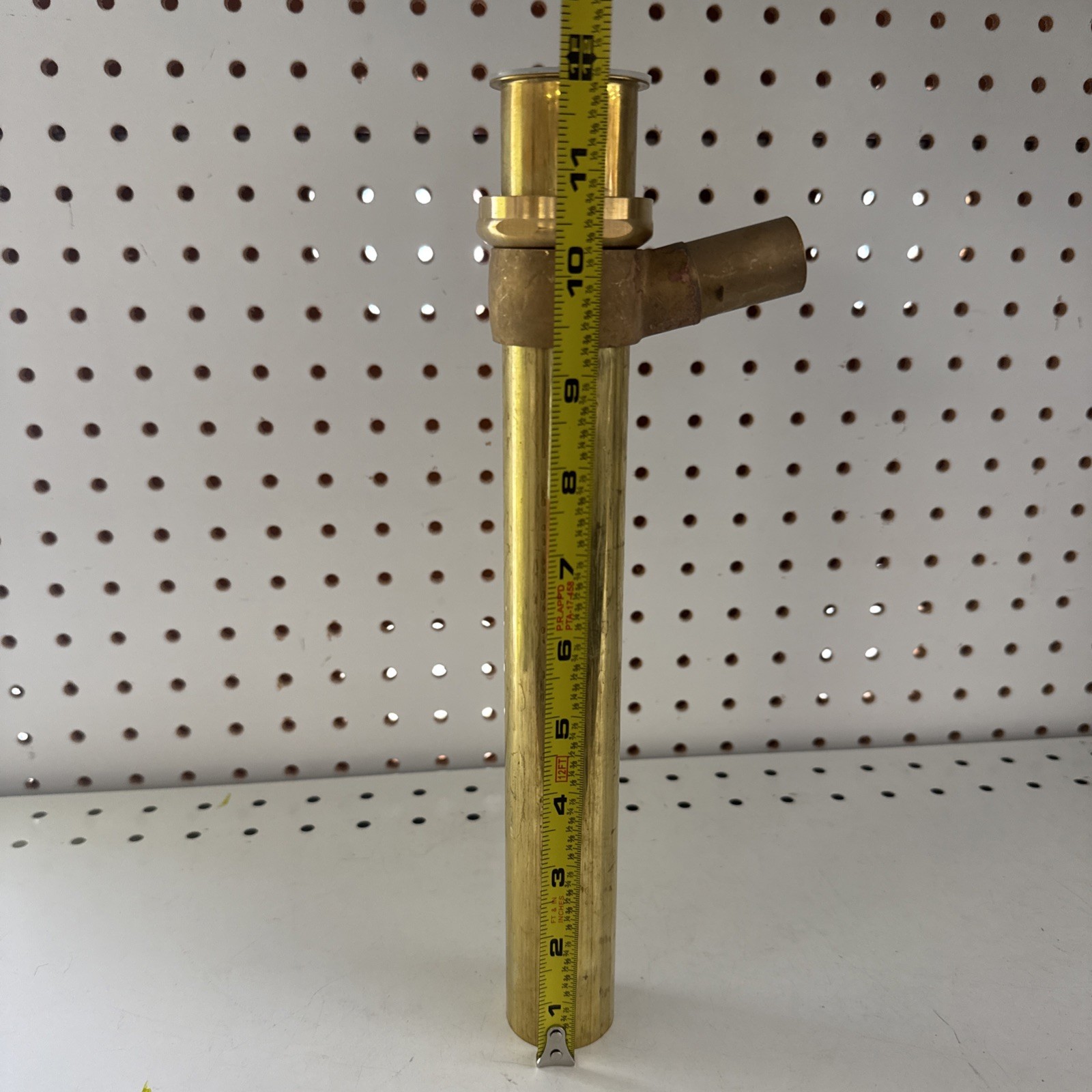 Premier 556008 1-1/2 in. x 12 in. Hi-Way Dishwasher Tailpiece, Rough Brass