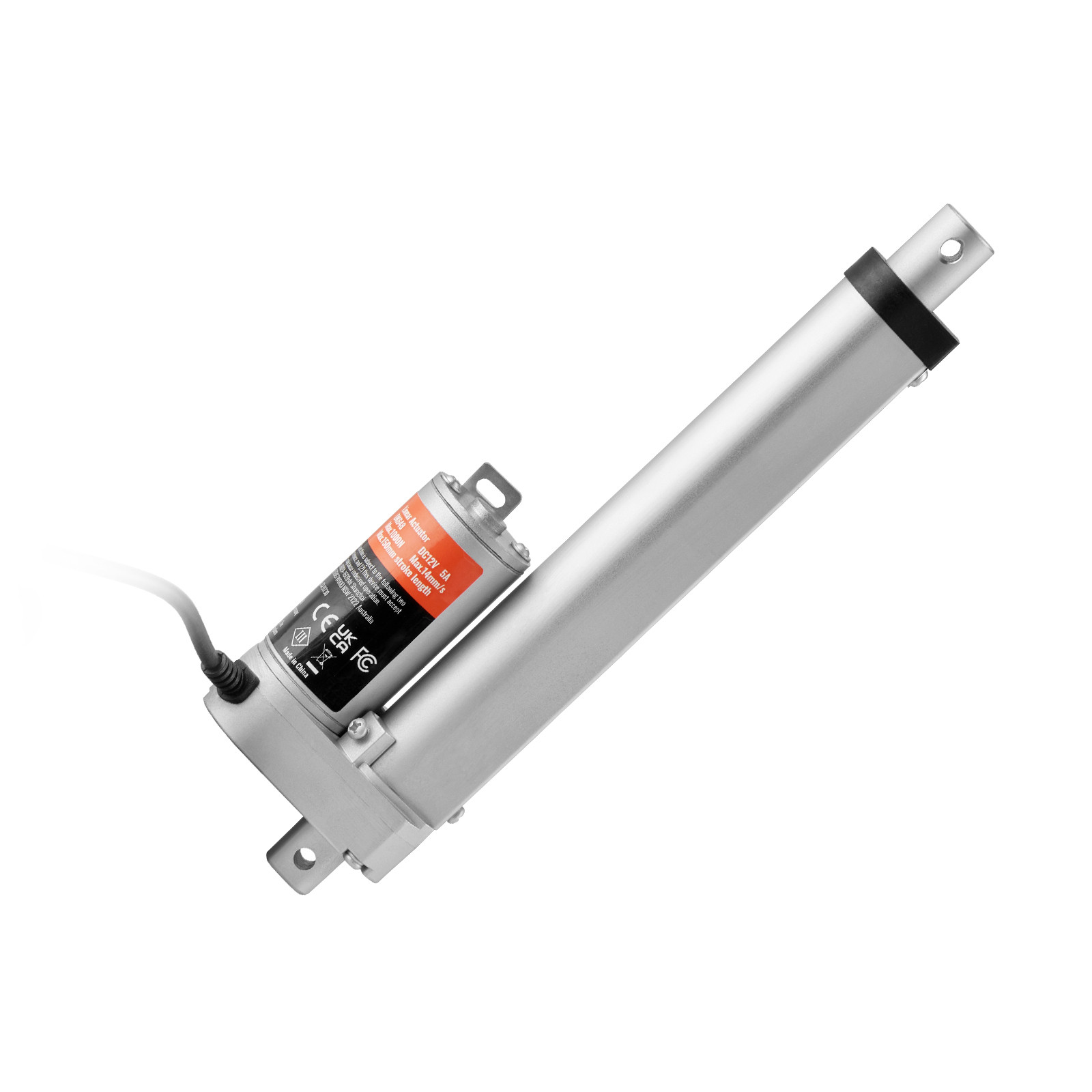 VEVOR Linear Actuator 12V 6Inch 0.55″/s High Speed 220lbs/1000N IP54 Protection