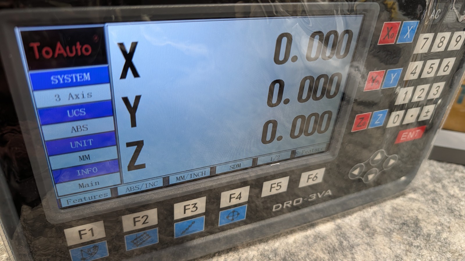 TOAUTO 3 Axis Digital Readout LCD Dispay Only – DRO-3VA