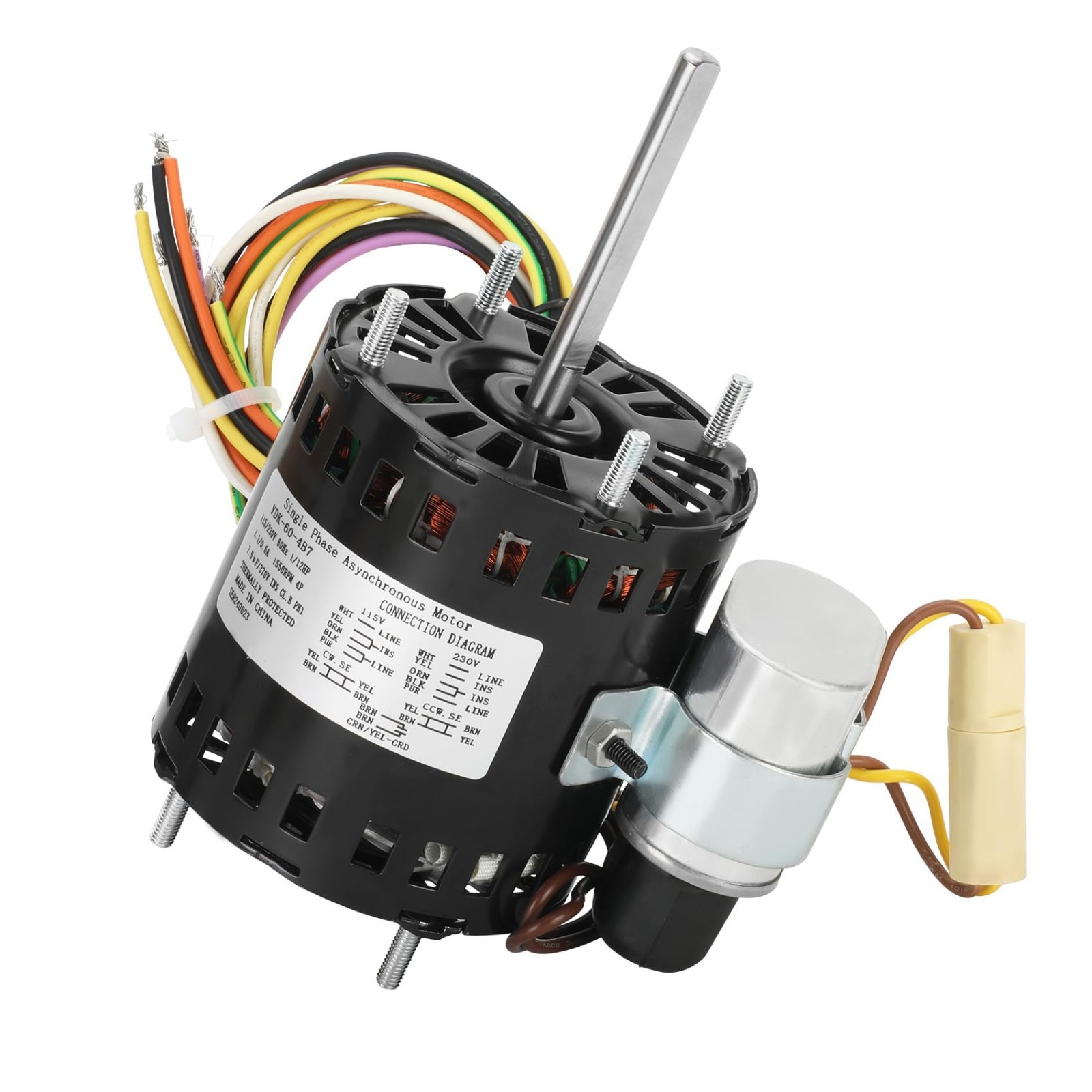 D1127 Refrigeration Fan Motor Replacement Fasco 9721 Heatcraft Bohn 115/230V