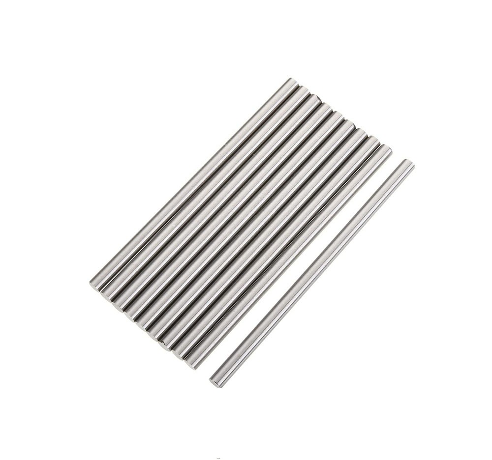 Ø 0.5-50mm HSS High Speed Steel Round Rod Bar HRC 62 Shaft Axis Metal 150mm Long