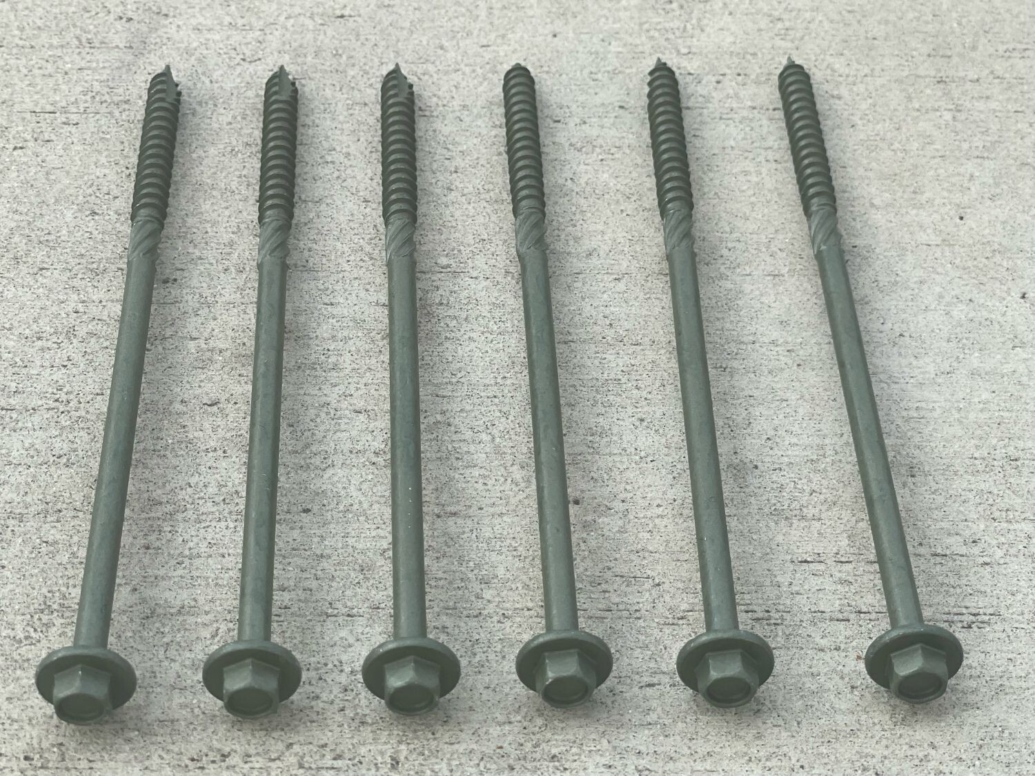Sandbaggy 6″ Structural Timber Screws – Countersunk (Hex Head) – Wood Lock Screw