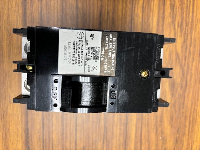 Square D Q2L2200 AC 200A 2 Pole Molded Case Breaker – Black