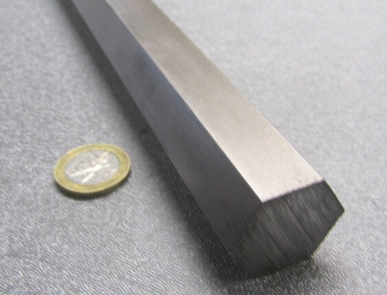 12L14 Carbon Steel Hex Rod 1 1/8″ Hex x 3 Foot Length, 1 Unit