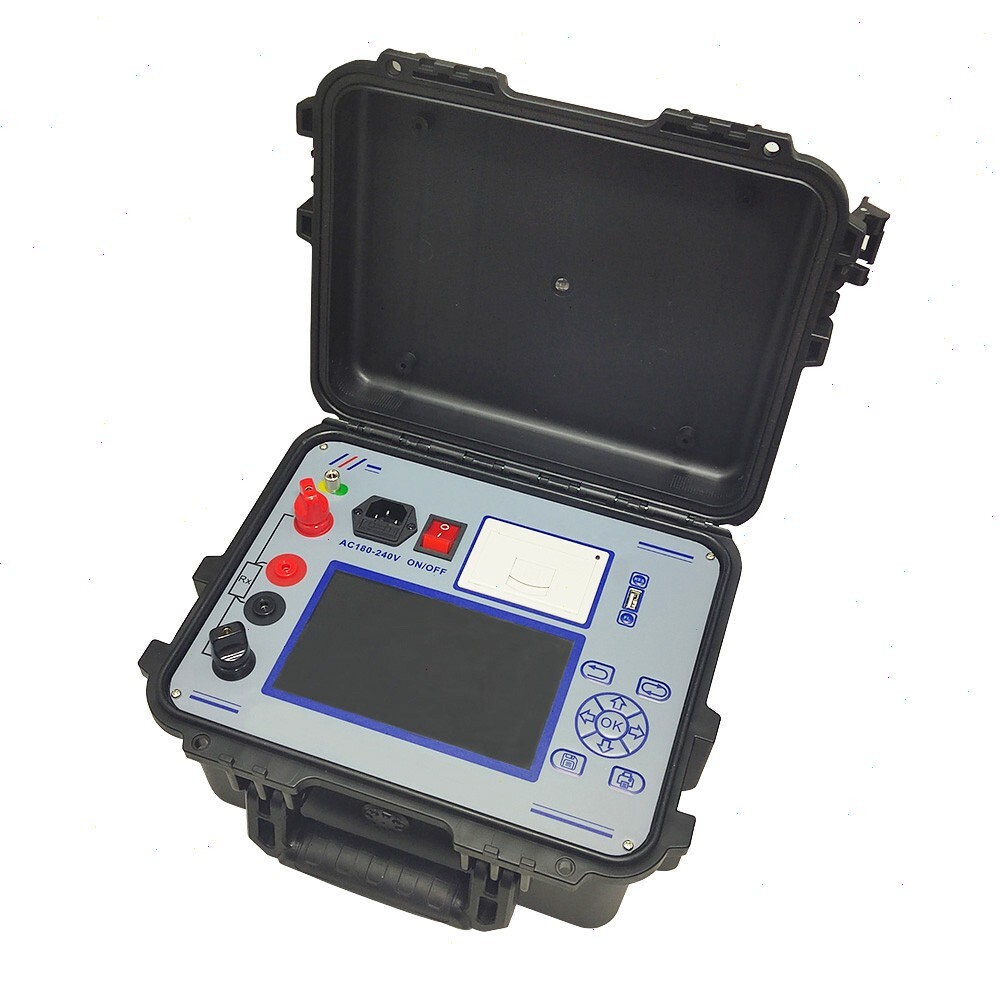 Loop Resistance Tester with Current 100A Range 0-50mΩ Bulti-in Printer