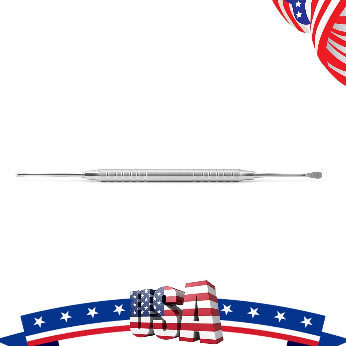 Dental Spoon Excavator Restorative Alveolar Socket Curette Double Ended