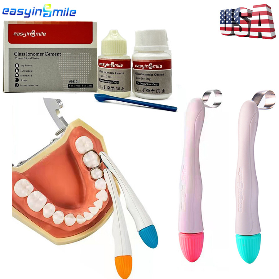 10pcs Dental Pro Matrix Bands Sectional Contoured Matrice Bands Teeth Repair Kit