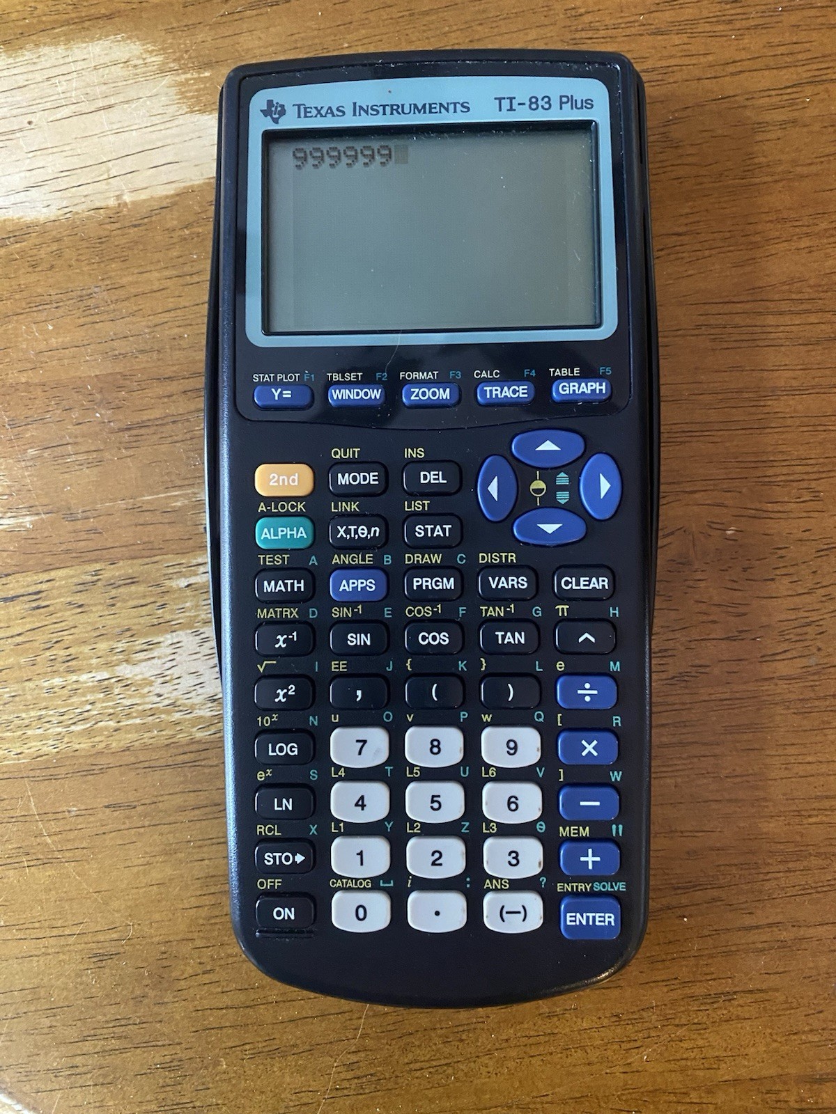 Texas Instruments TI-83 Plus Graphing Calculator – Black (83PL/TBL/1L1/A)