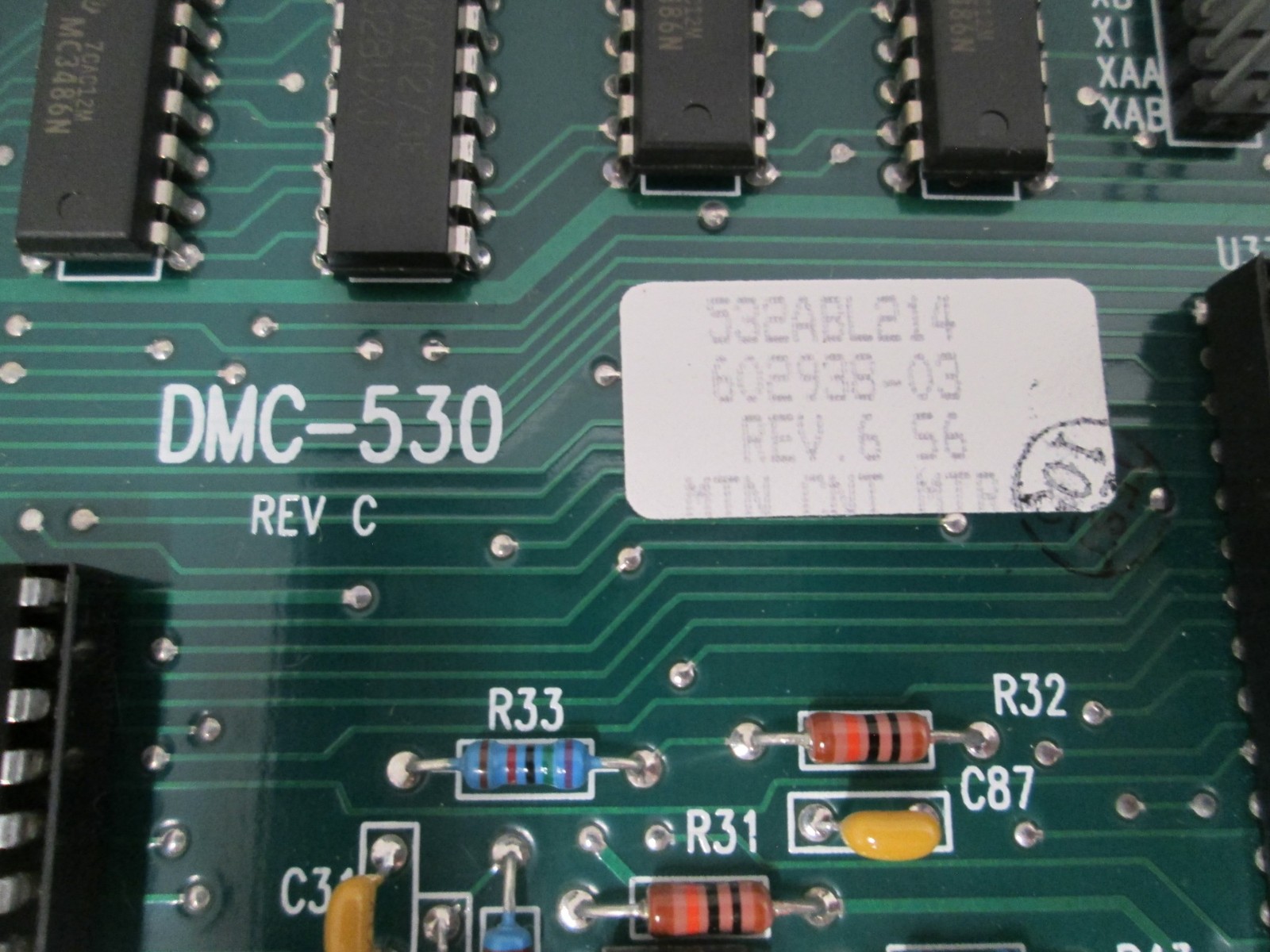 Galil Motion Control, 602938-03, DMC-530, VME Motion Control PCB Assy, New
