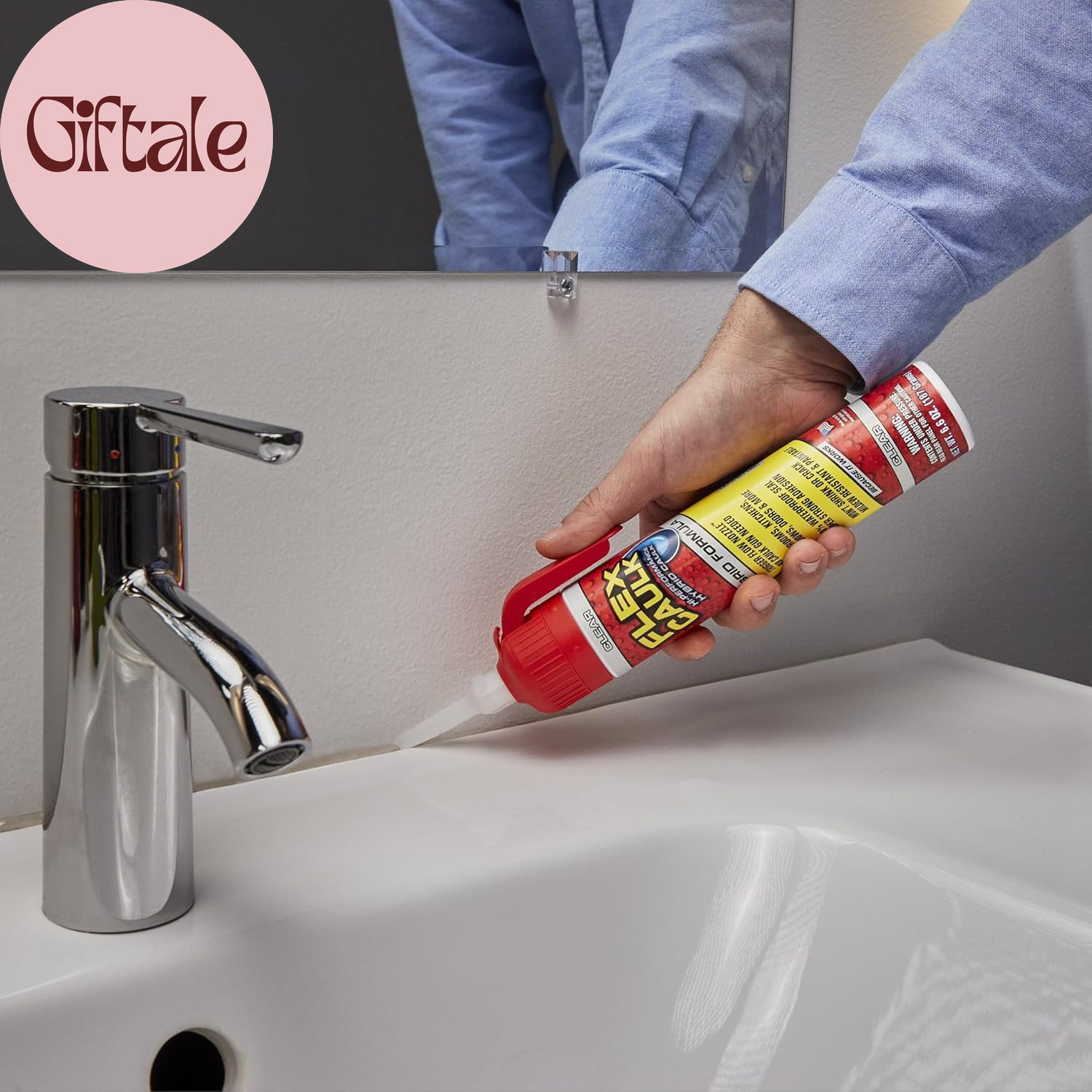 Flex Caulk, Waterproof & Weatherproof Hybrid Polymer Sealant, Strong, Paintable,