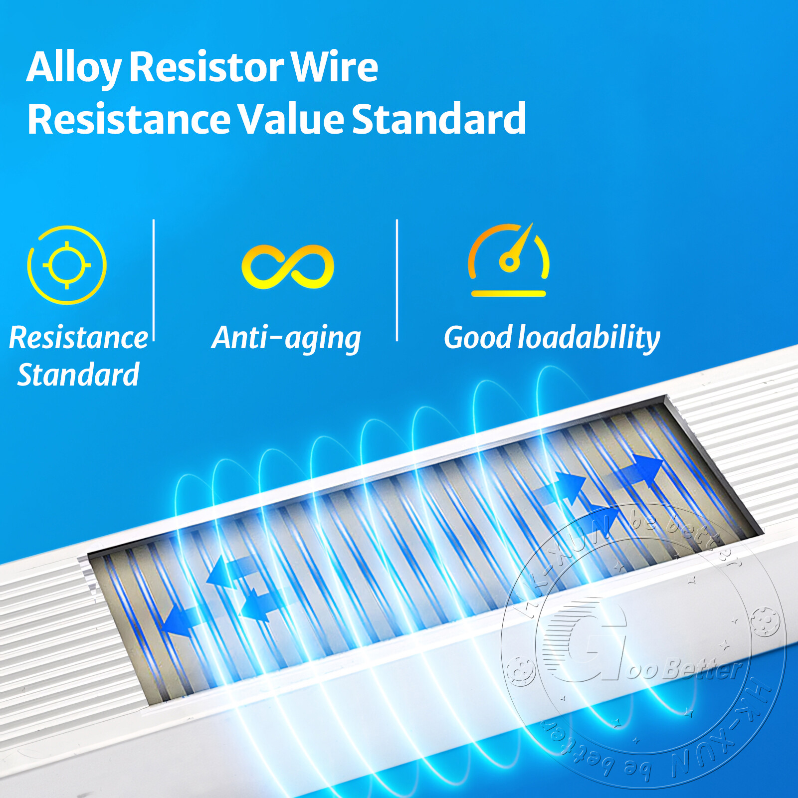 RXLG Aluminum Shell High Power Servo Inverter Braking Resistor 400W to 3000W
