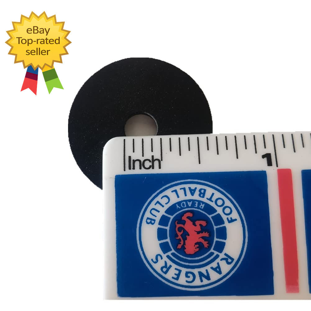 Heavy Duty Rubber Washers (25 Pcs) Abrasion Resistant 1 OD X 1/4 ID