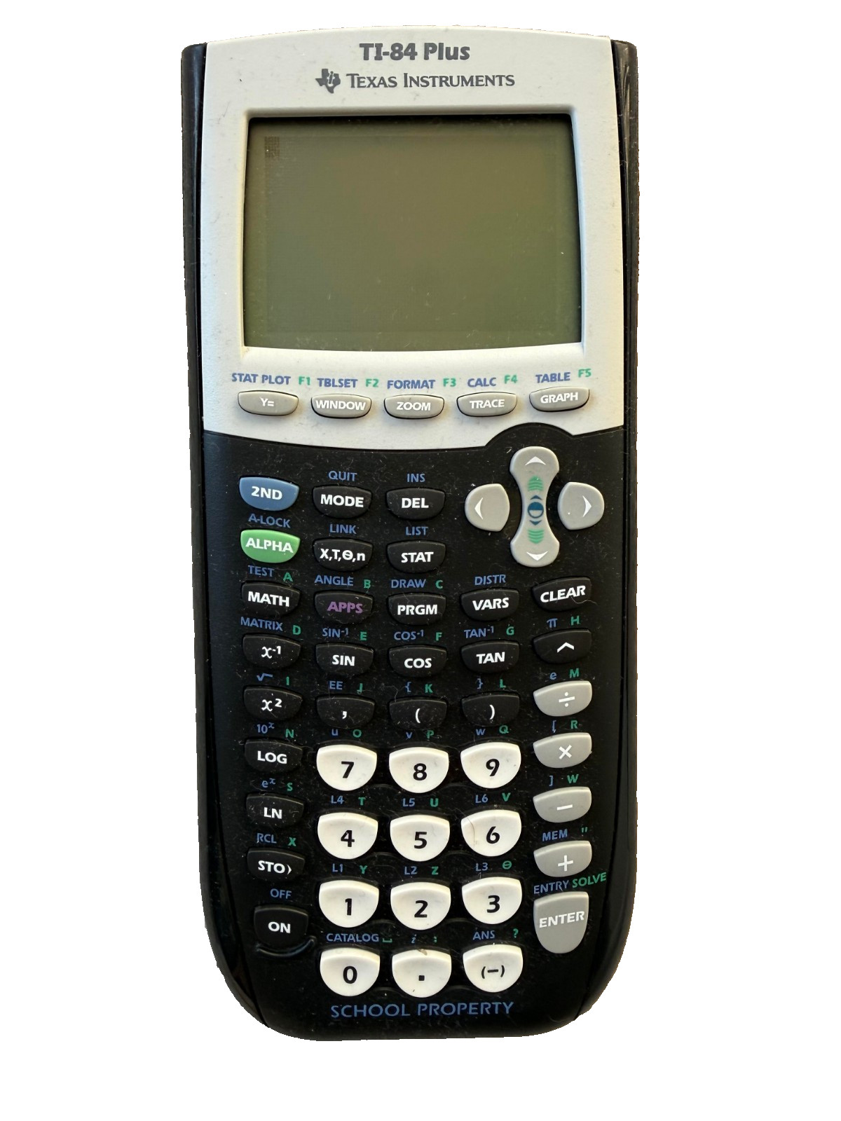 Texas Instruments TI-84 Plus Graphing Calculator Yellow Dark Spot