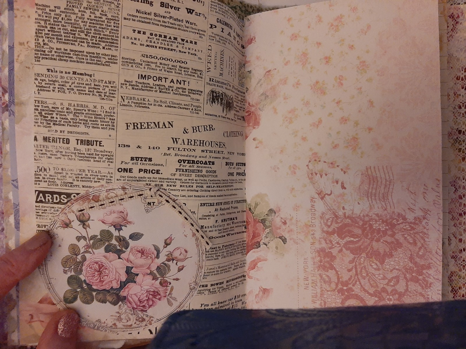 Junk Journal Handmade chunky «Secret Garden» Soft and squishy Classic Story