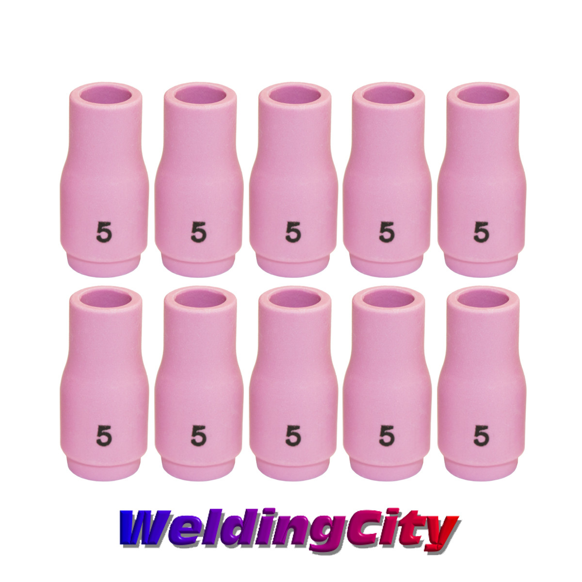 WeldingCity® 10-pk Ceramic Cup Nozzle 13N09 #5 5/16 TIG Welding Torch 9/20/25 US