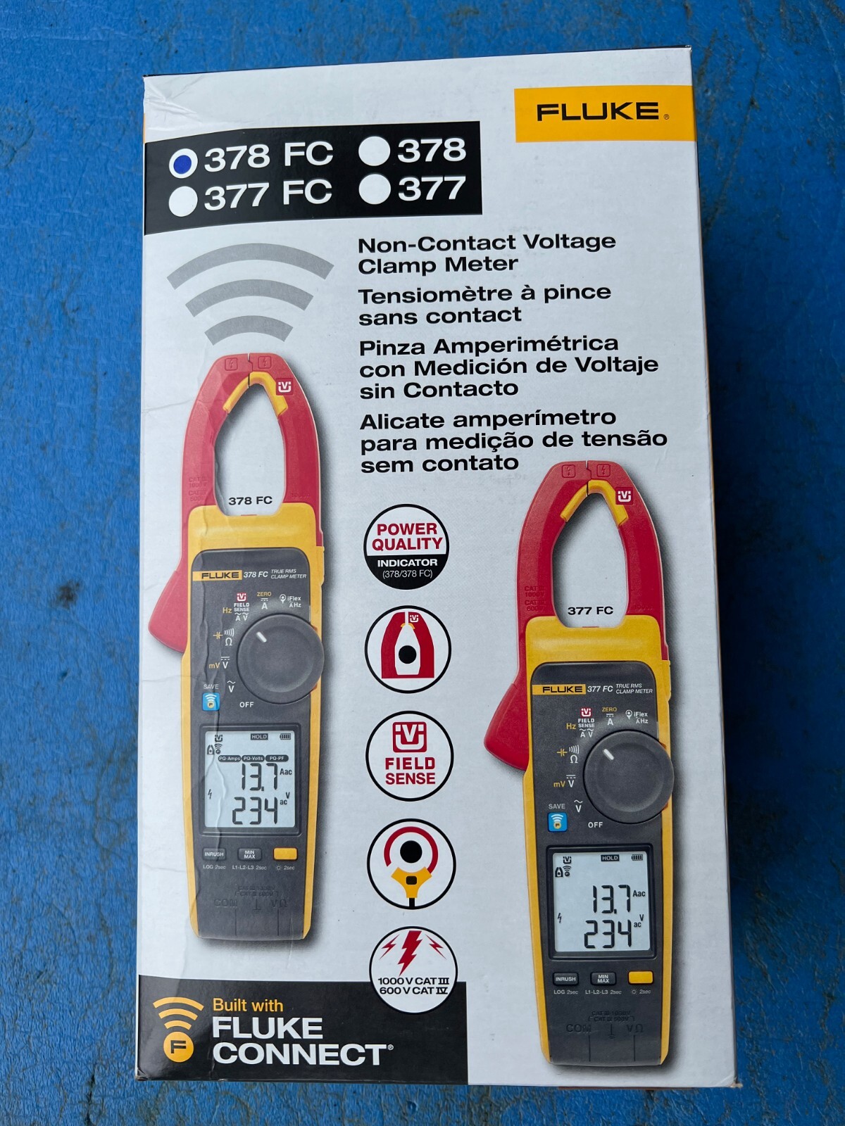 Fluke 378 FC Non-Contact Voltage Clamp Meter