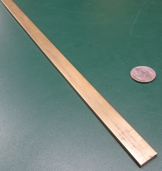 360 Brass Flat Bar 1/8″ Thick x 1/2″ Wide x 60.0″ Length