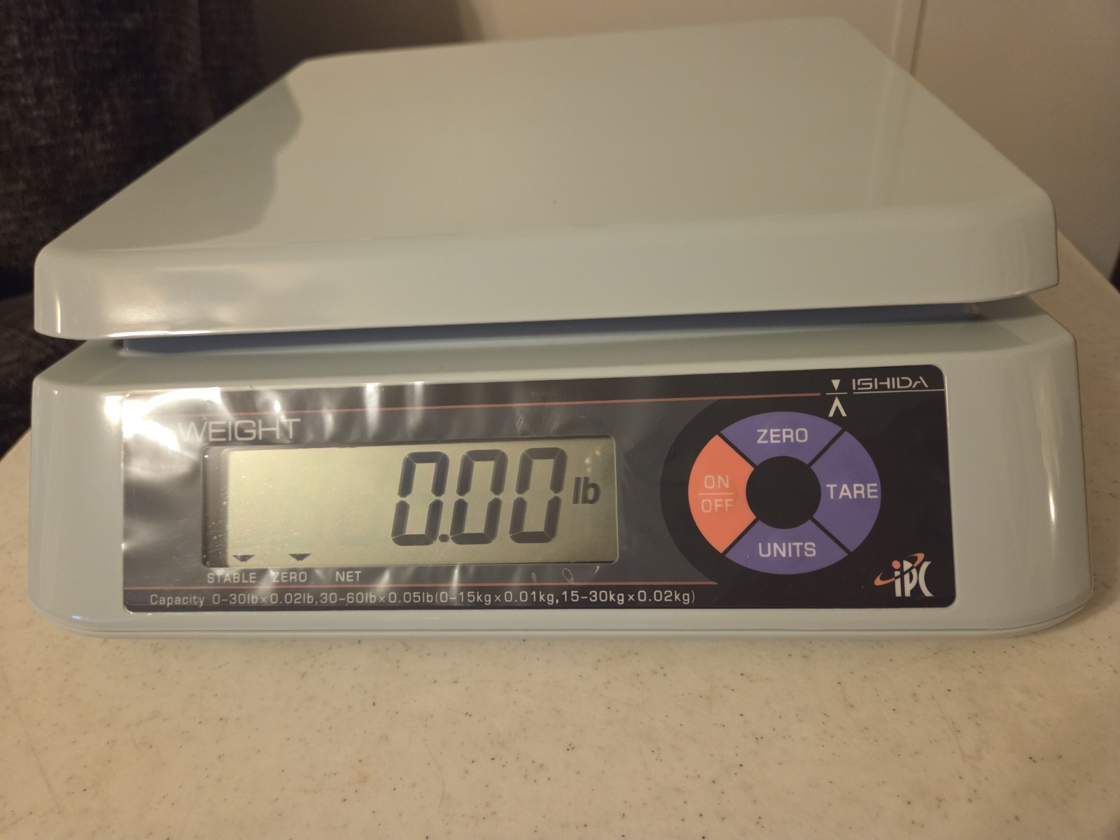 Ishida Portable Bench Scale Single Display, 60 lb (iPC-60)