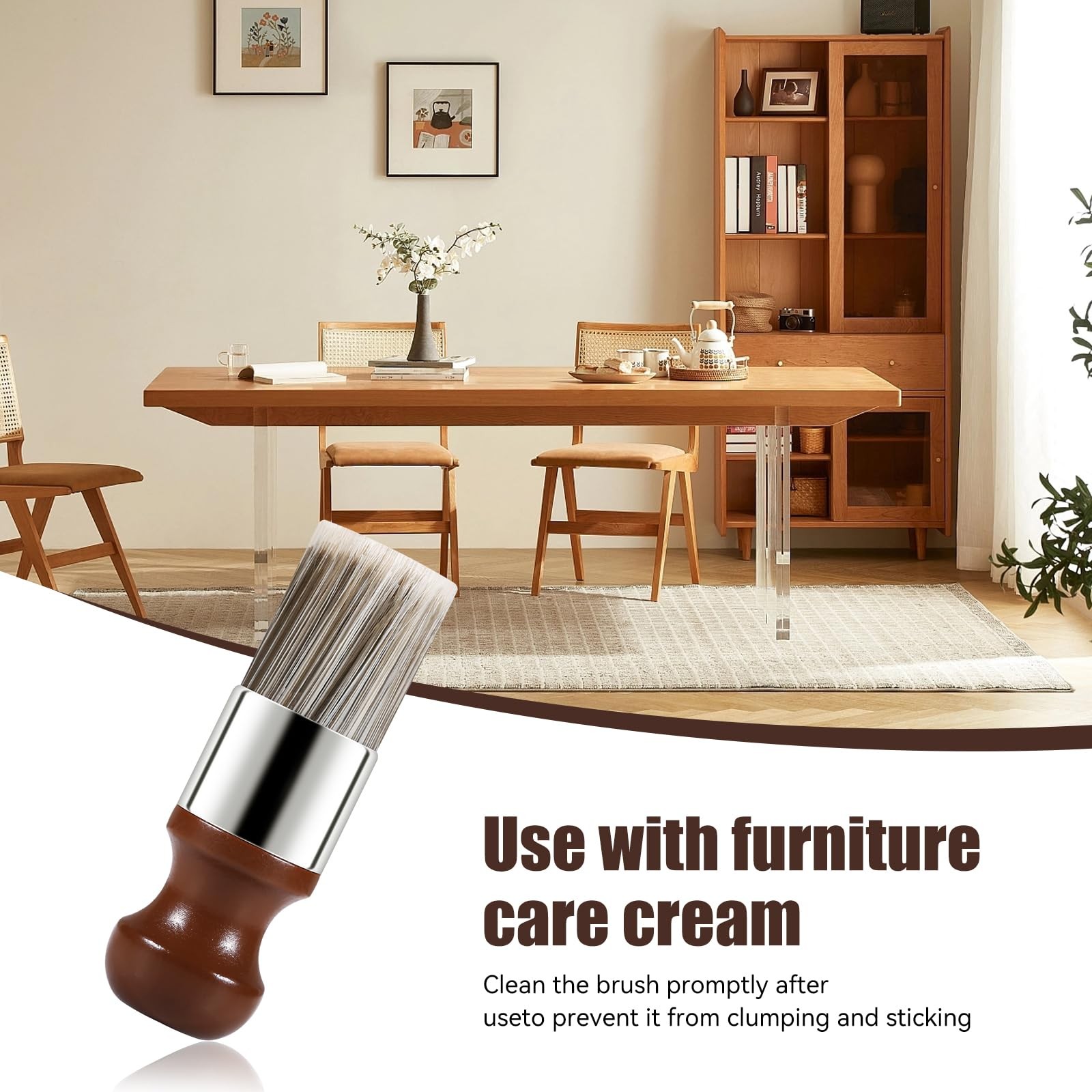 LUXGROVE® Leather & Furniture Polishperfect 2.4 Ounce (Pack of 1), Brown