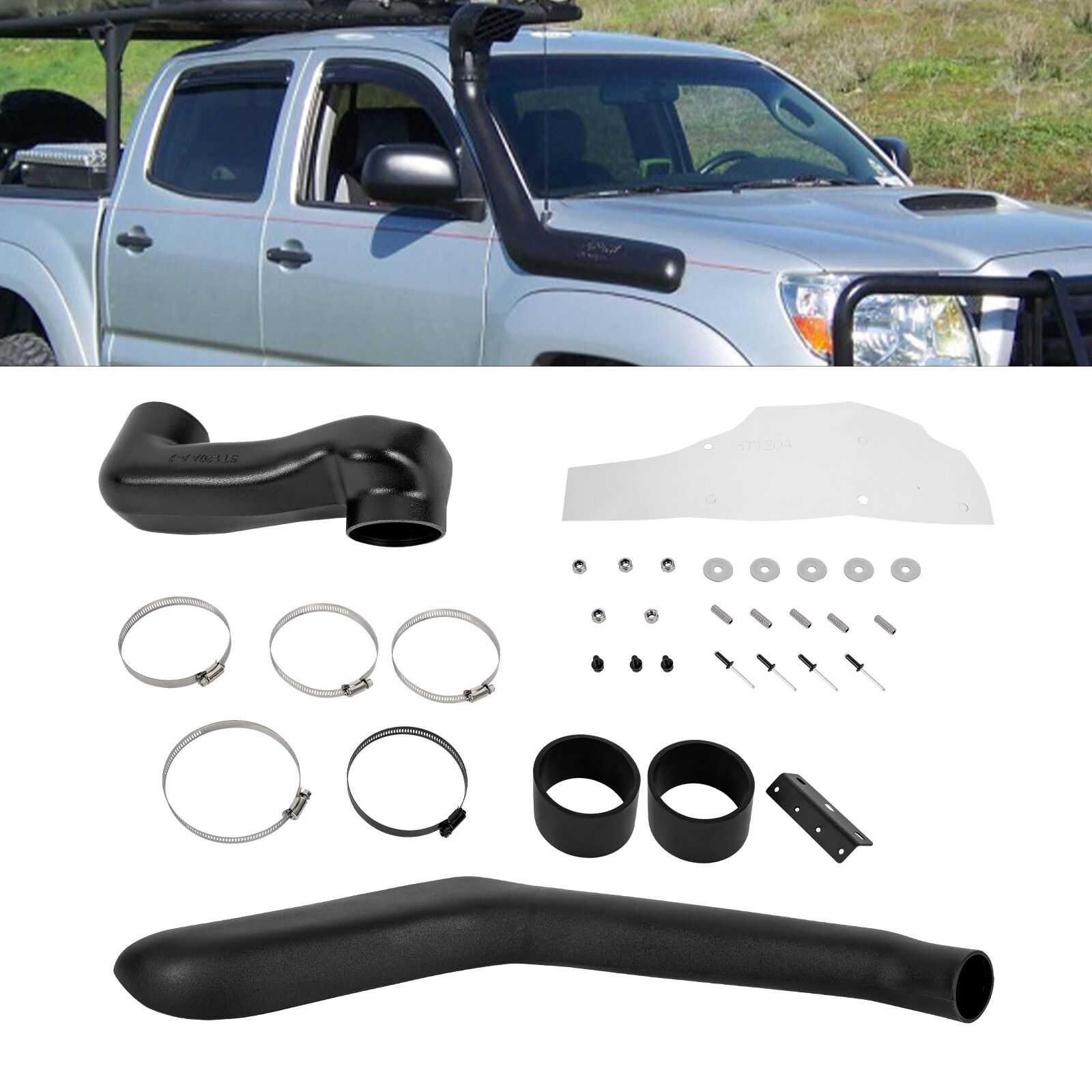 Right Side Intake Snorkel Kit For Toyota Tacoma 2005 2006 2007 2008 2009-2015