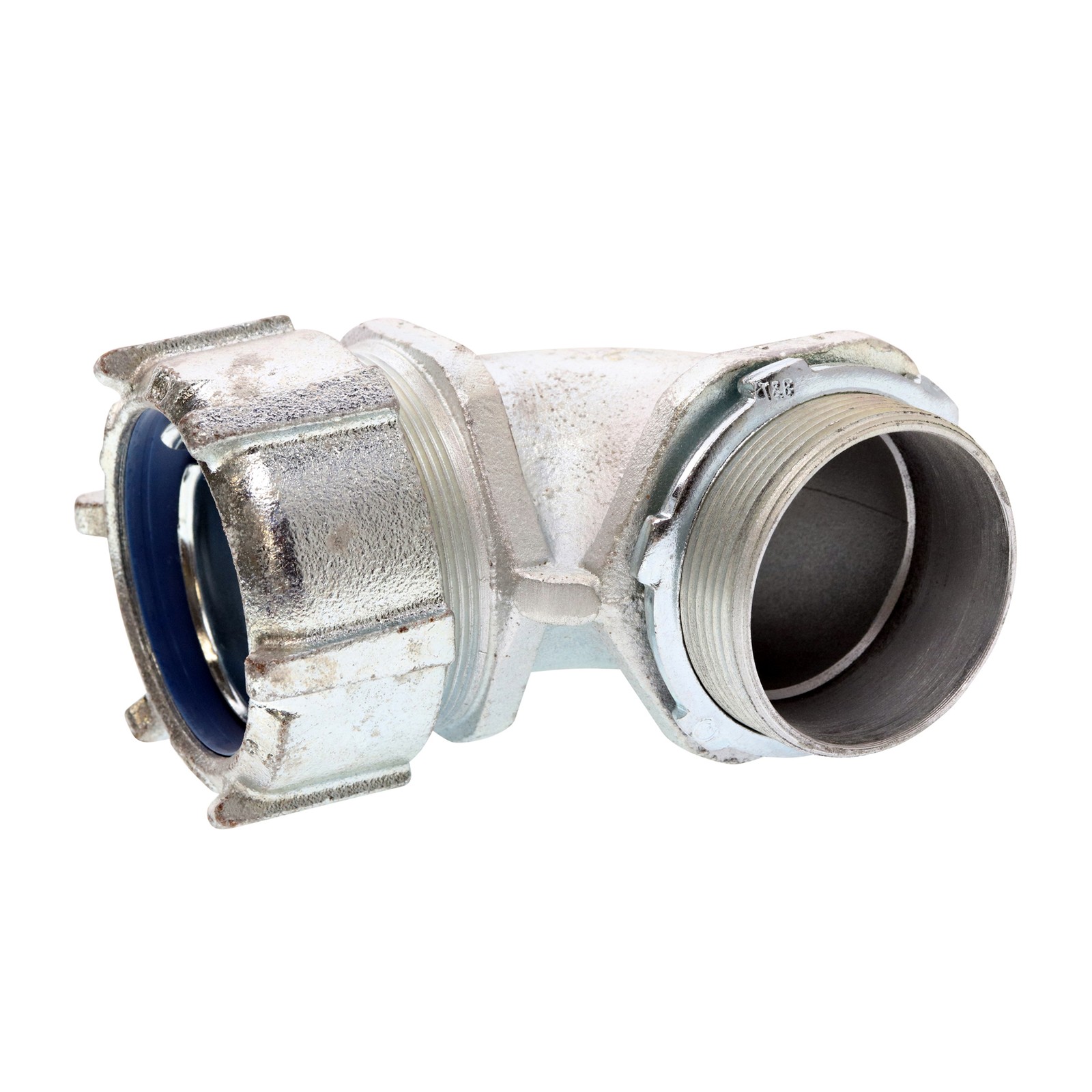 THOMAS & BETTS 5257 INSULATED LIQUID-TIGHT FLEXIBLE METAL CONNECTOR, 90°, 2″