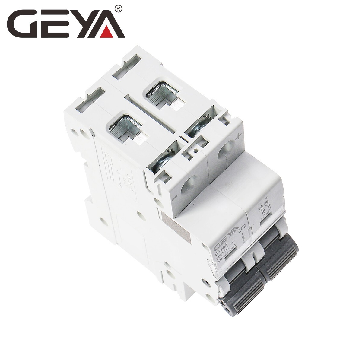 GEYA AC Mini Circuit Breaker MCB 2P 6/10/16/25/32/40/50/63A 6kA C Curves Switch