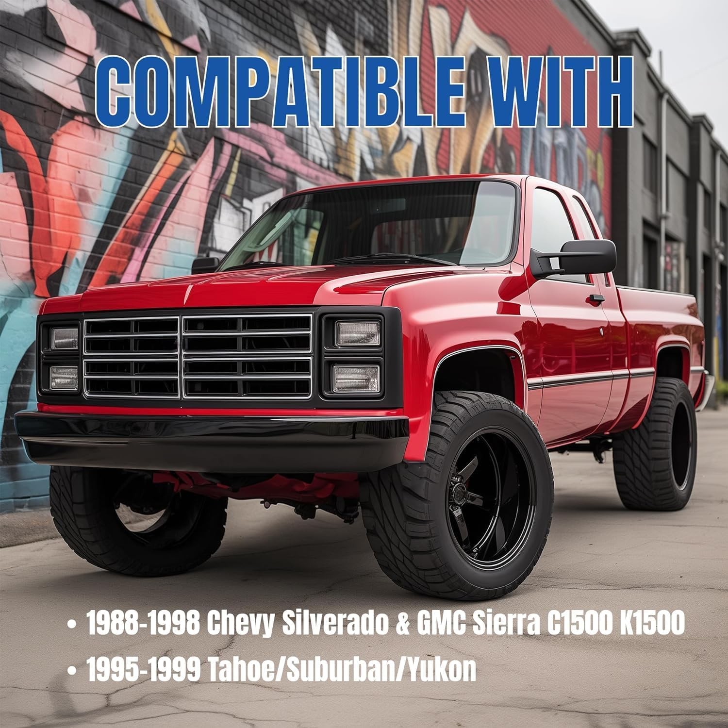 Bumper Face Bar w/LP Holes 88-98 Chevy/GMC C/K 95-99 Tahoe/Suburb/YukonGM1002168