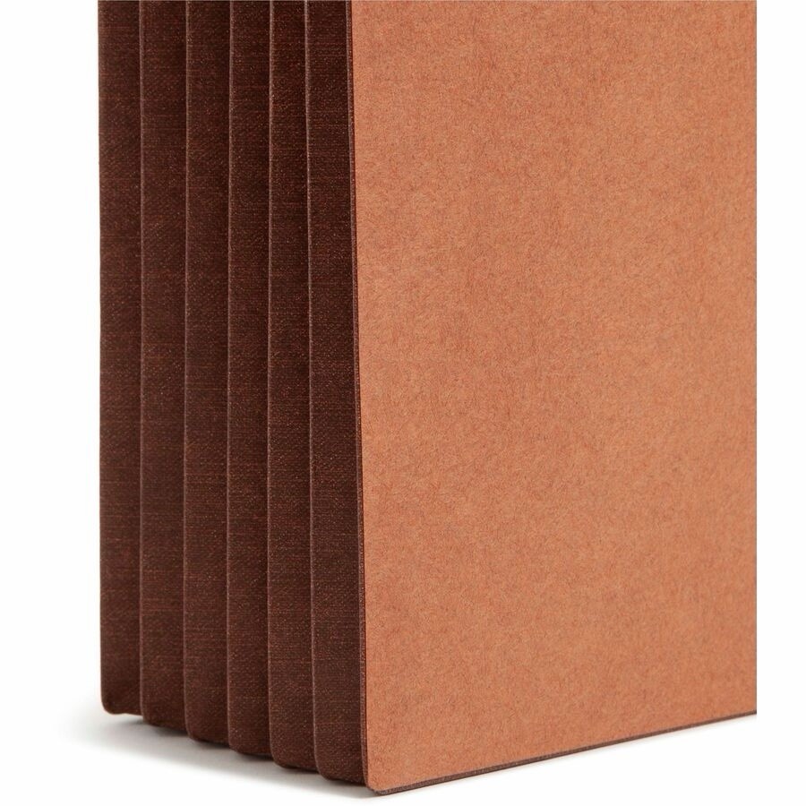 Smead 73691 File Pocket, 5.25” Expansion, Dark Brown Gusset, Letter Size