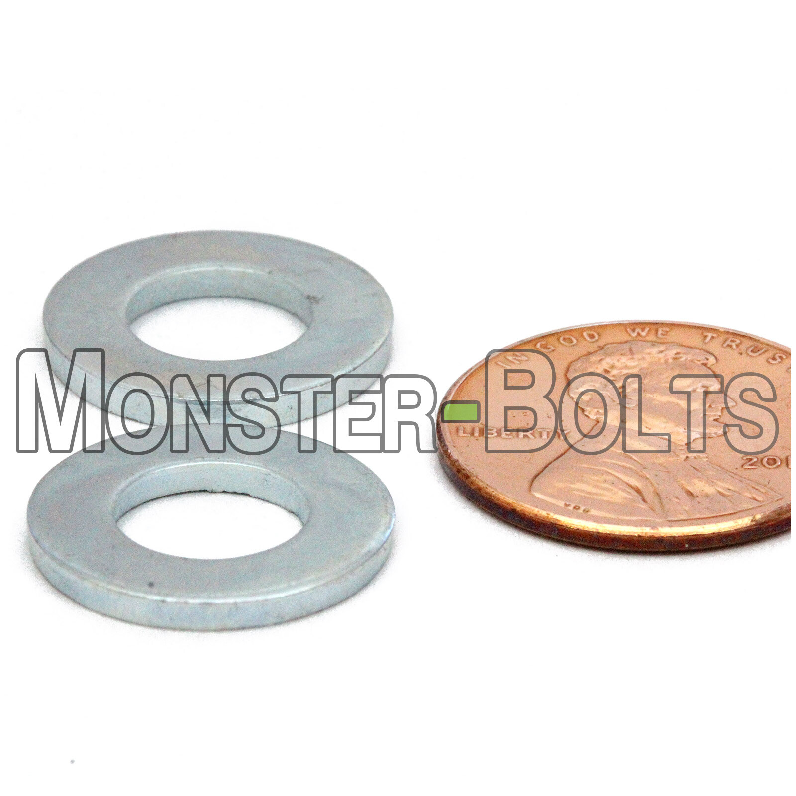 M8 / 8mm Flat Washer Zinc Plated Steel, DIN 125A 200 HV Class 10.9