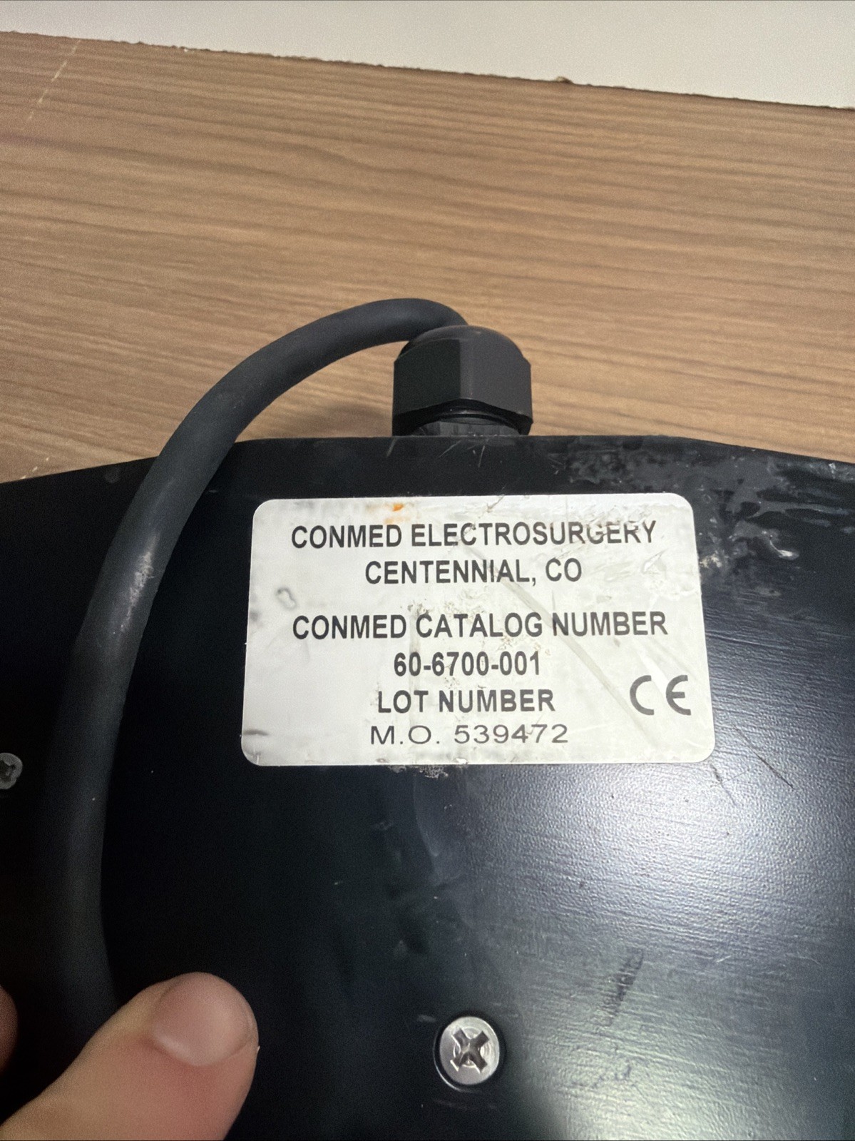 CONMED 60-6700-001 Foot Pedal Surgical Controller Footswitch ESU