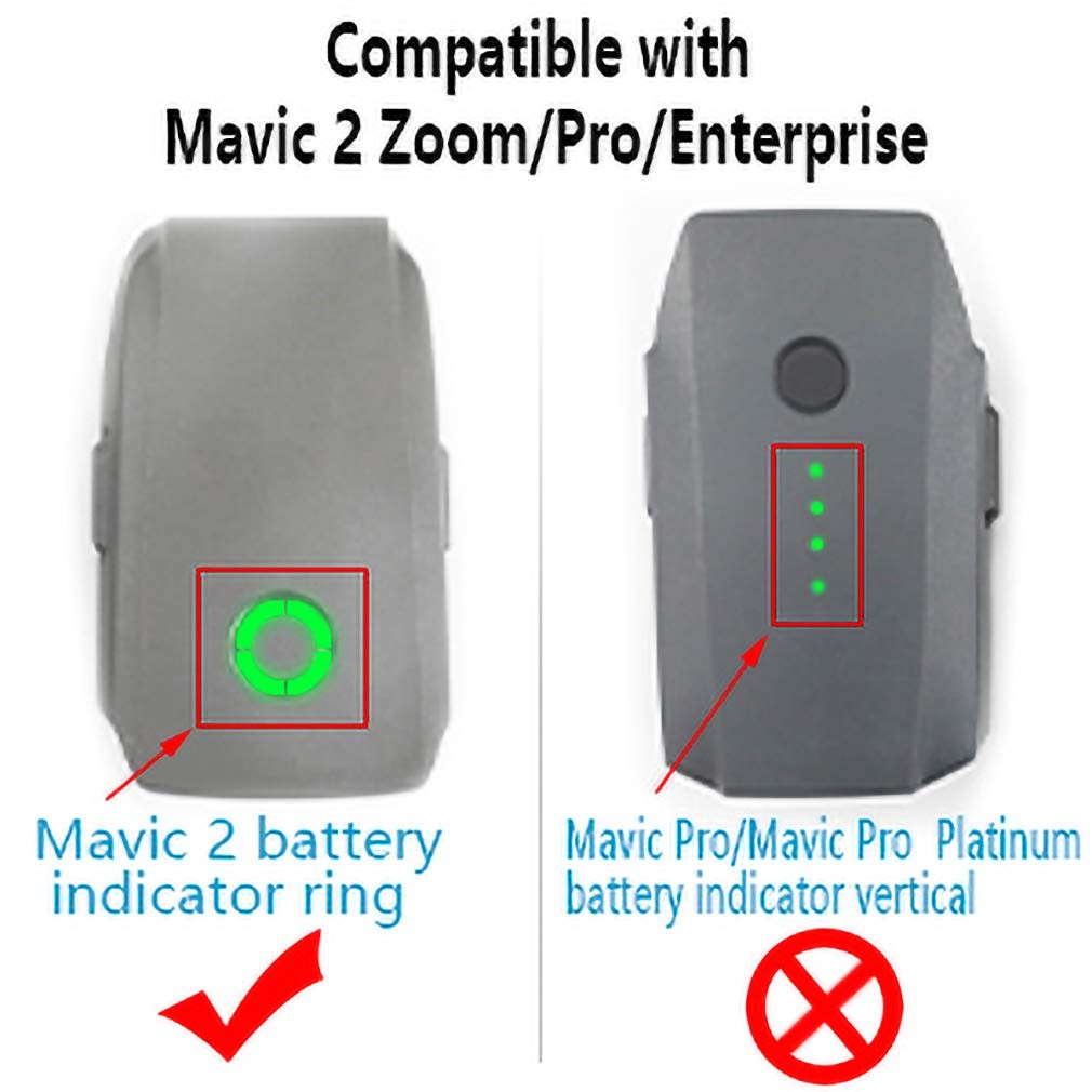 Hanatora Mavic 2 Zoom/Pro Lcd Display Charger Compatible Dji Mavic 2 Zoom/Pro