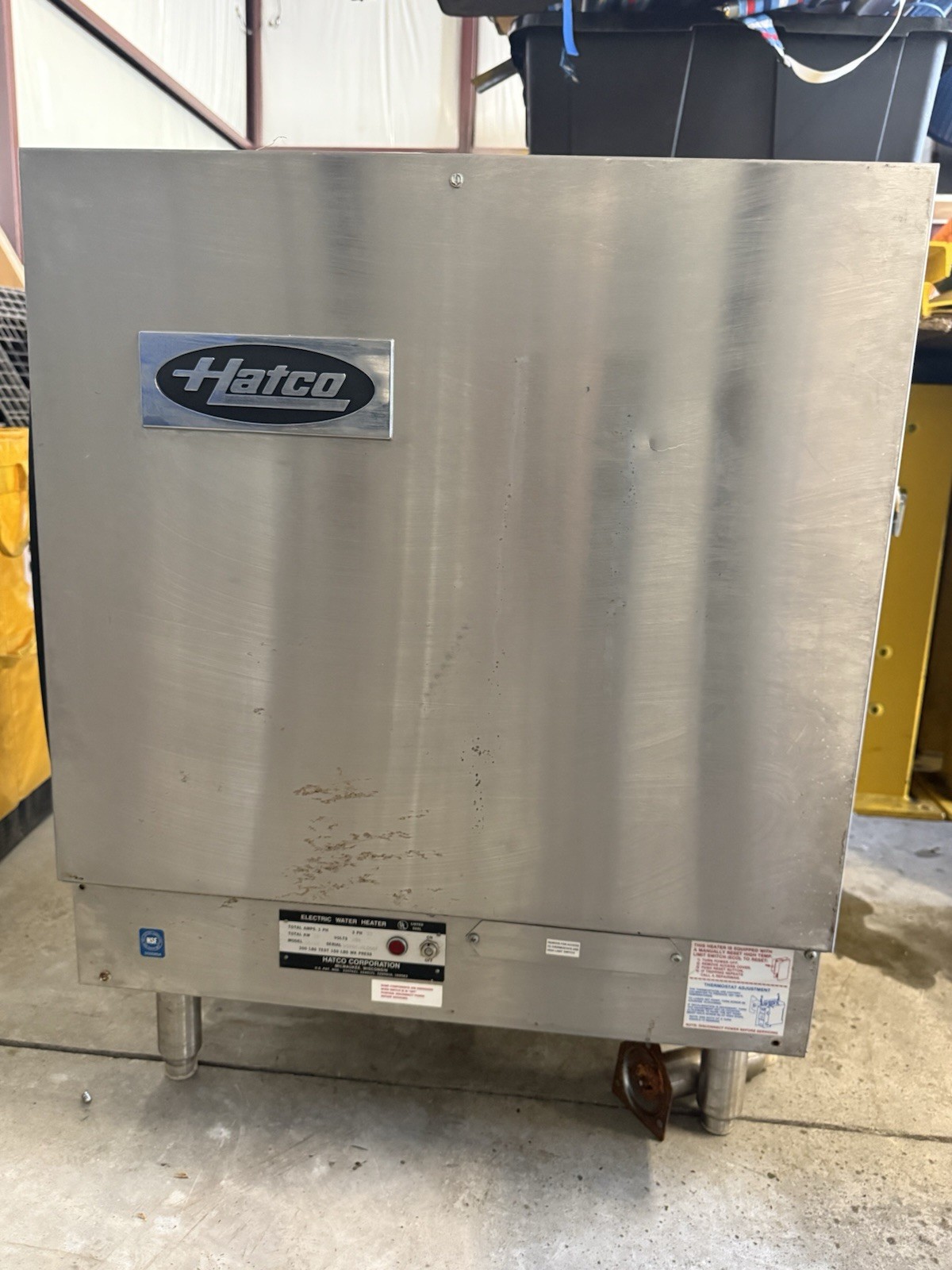 Hatco S-54 Imperial Booster Water Heater 54 kW – 16 Gallon, 480V, 3 Phase