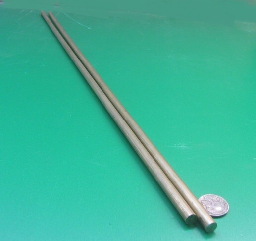 360 Brass Rod 5/16″ (.312″) Diameter x 24.0″ Length, 2 Pcs, 4 Ft