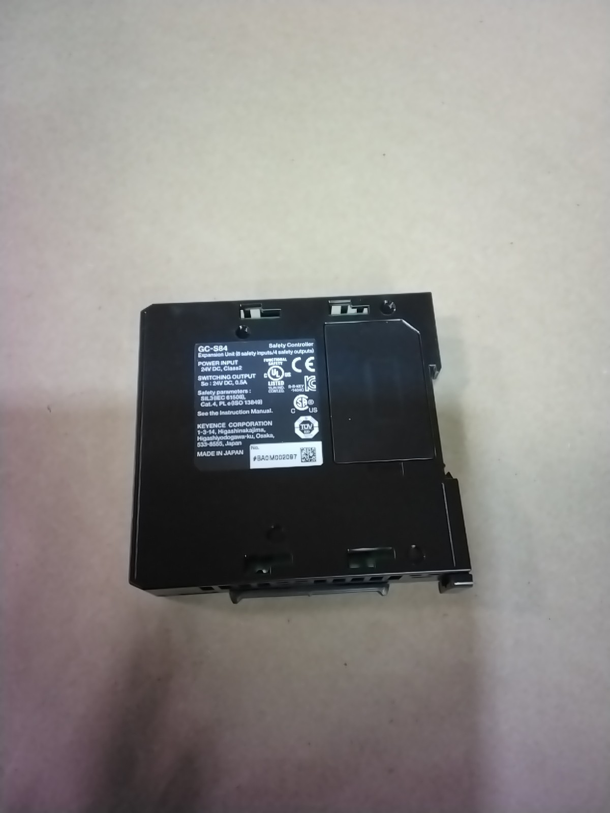 KEYENCE GC-S84 SAFETY CONTROLLER EXPANSION UNIT