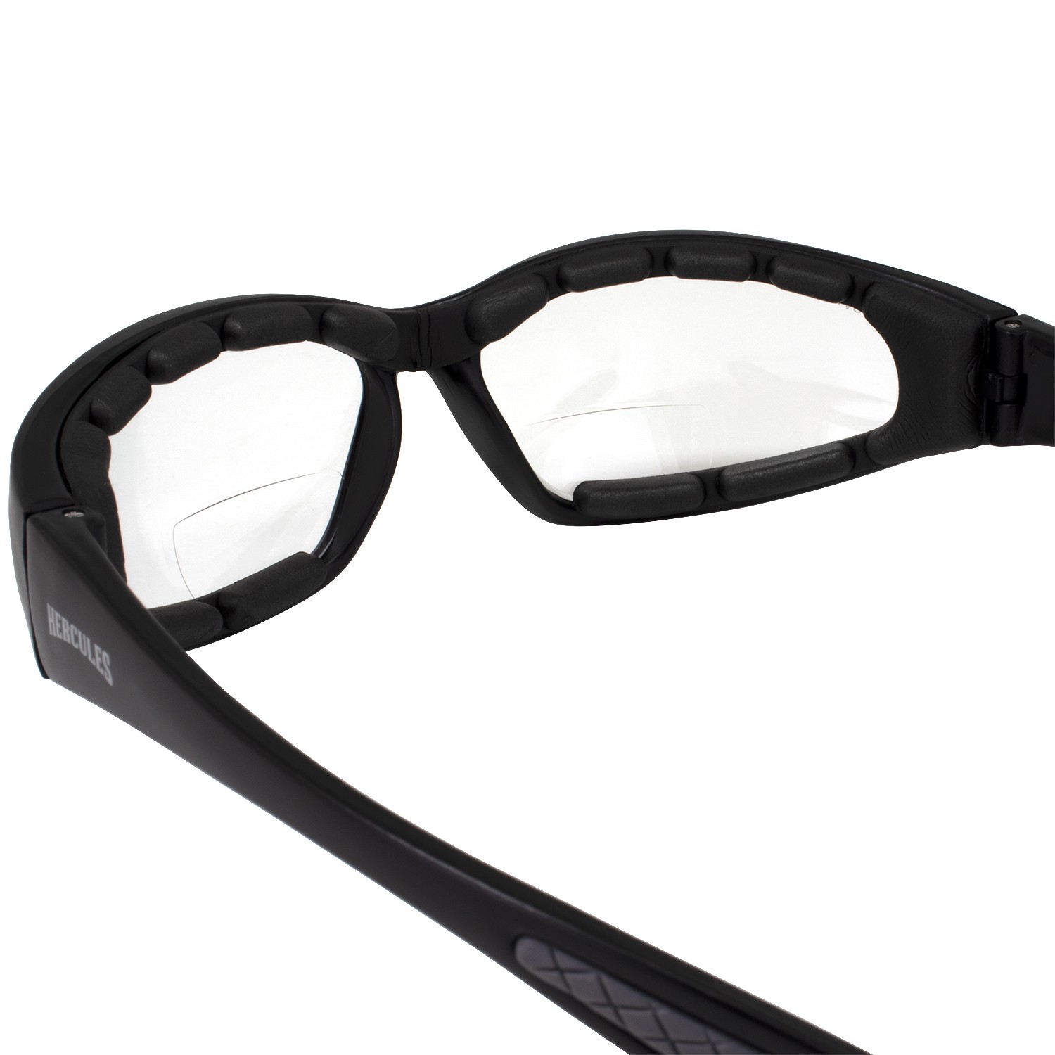 2 1.5 Bifocal Global Vision Hercules Anti-fog Safety Glasses 1 Clear 1 Smoke