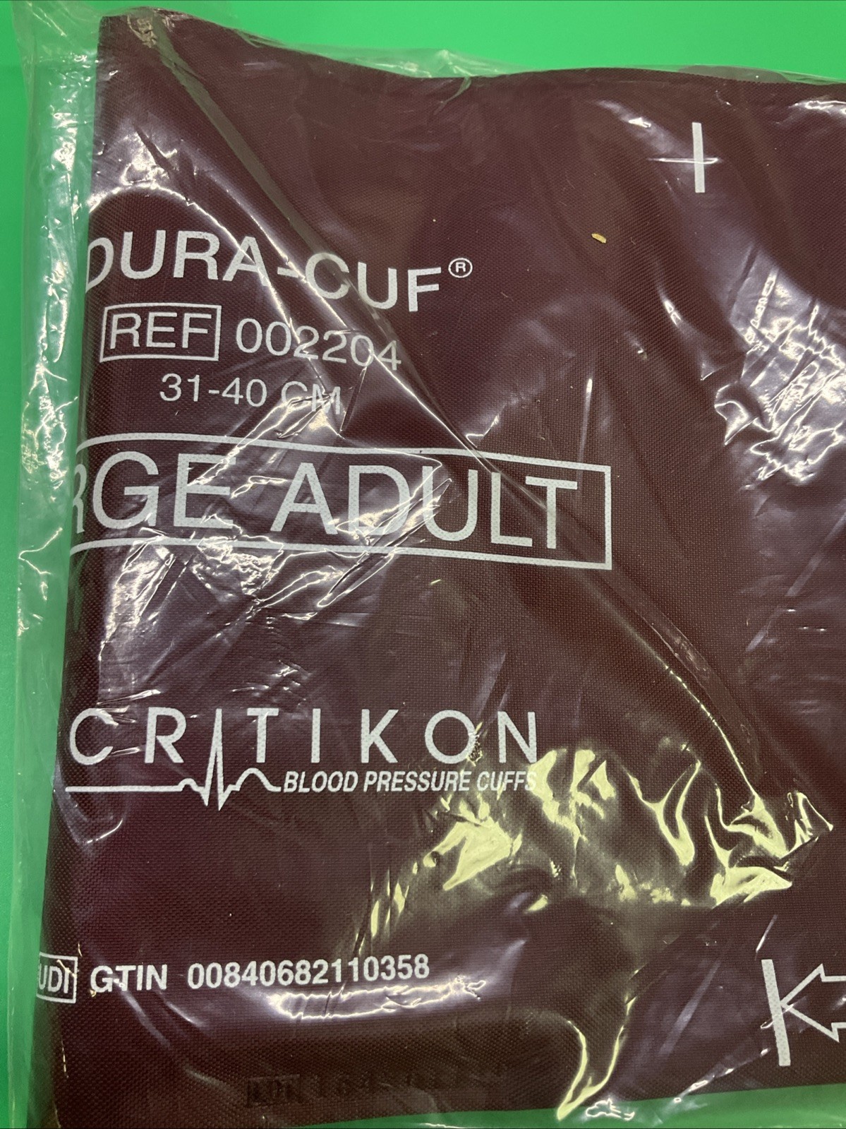 GE Critikon Dura-Cuf 2204 Large Adult 31-40cm Blood Presure Cuff