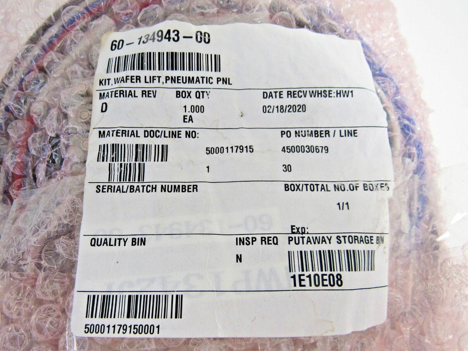 NUMATICS KIT , WAFER LIFT , PNEUMATIC PNL R21BB4Z4MK00061 , R21BW4Z3MK00061 45-4