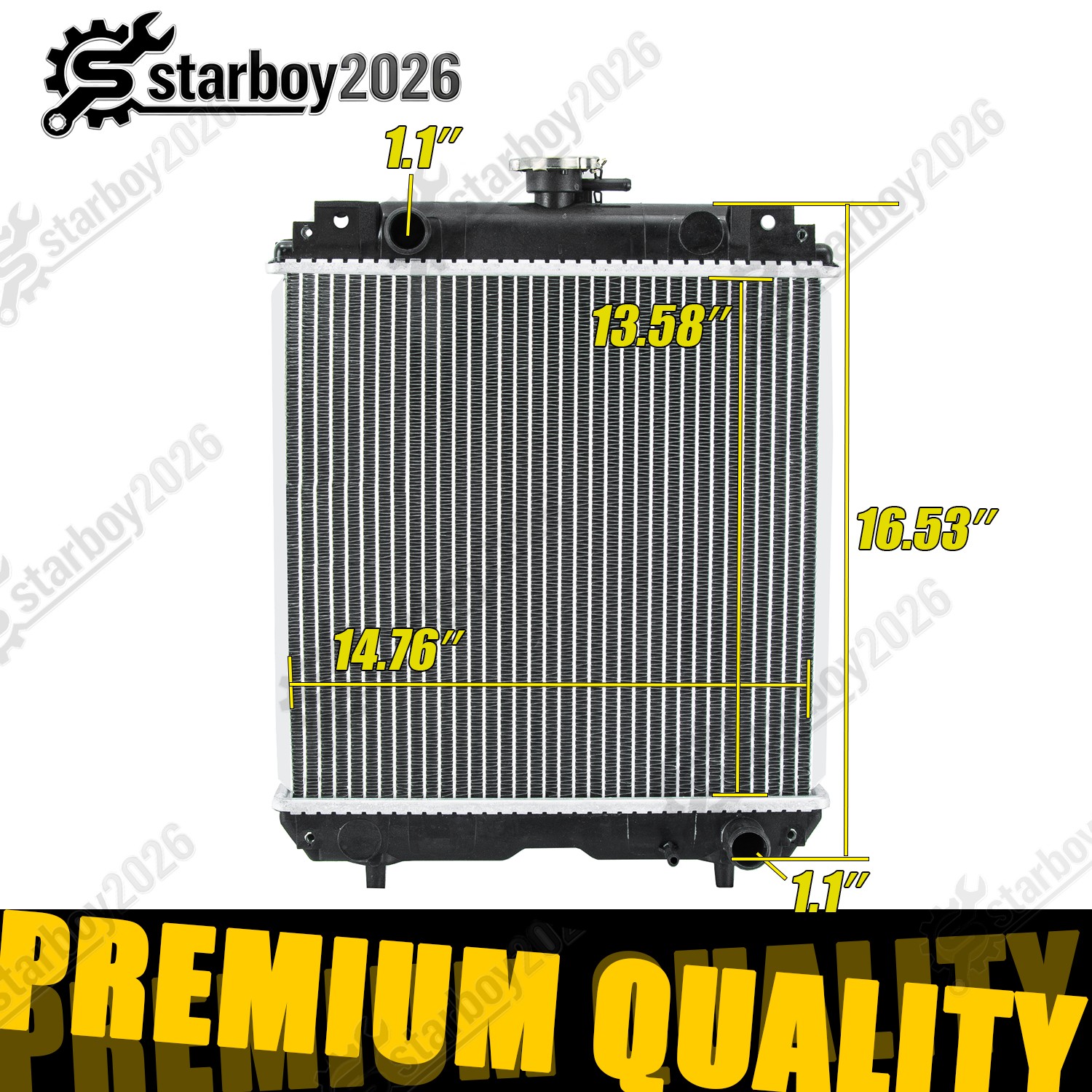 Radiator Fit Kubota KX91-3 KX91-3S2 KX91-3S U35/U35S/U35-S2 Excavator RC41142300