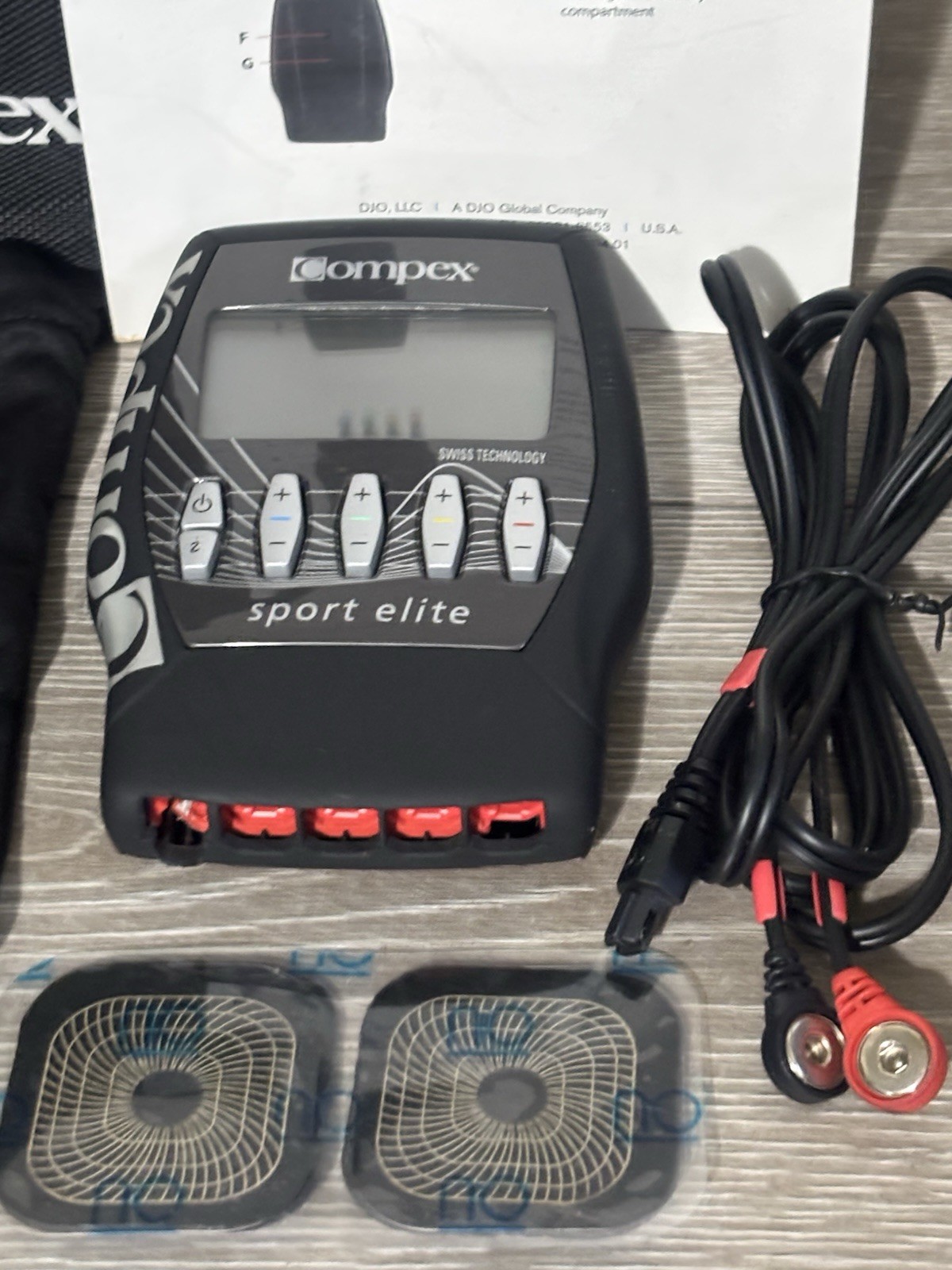 Compex Sport Elite EMS Unit (It won’t turn on) AS-IS PARTS OR REPAIR, READ BELOW