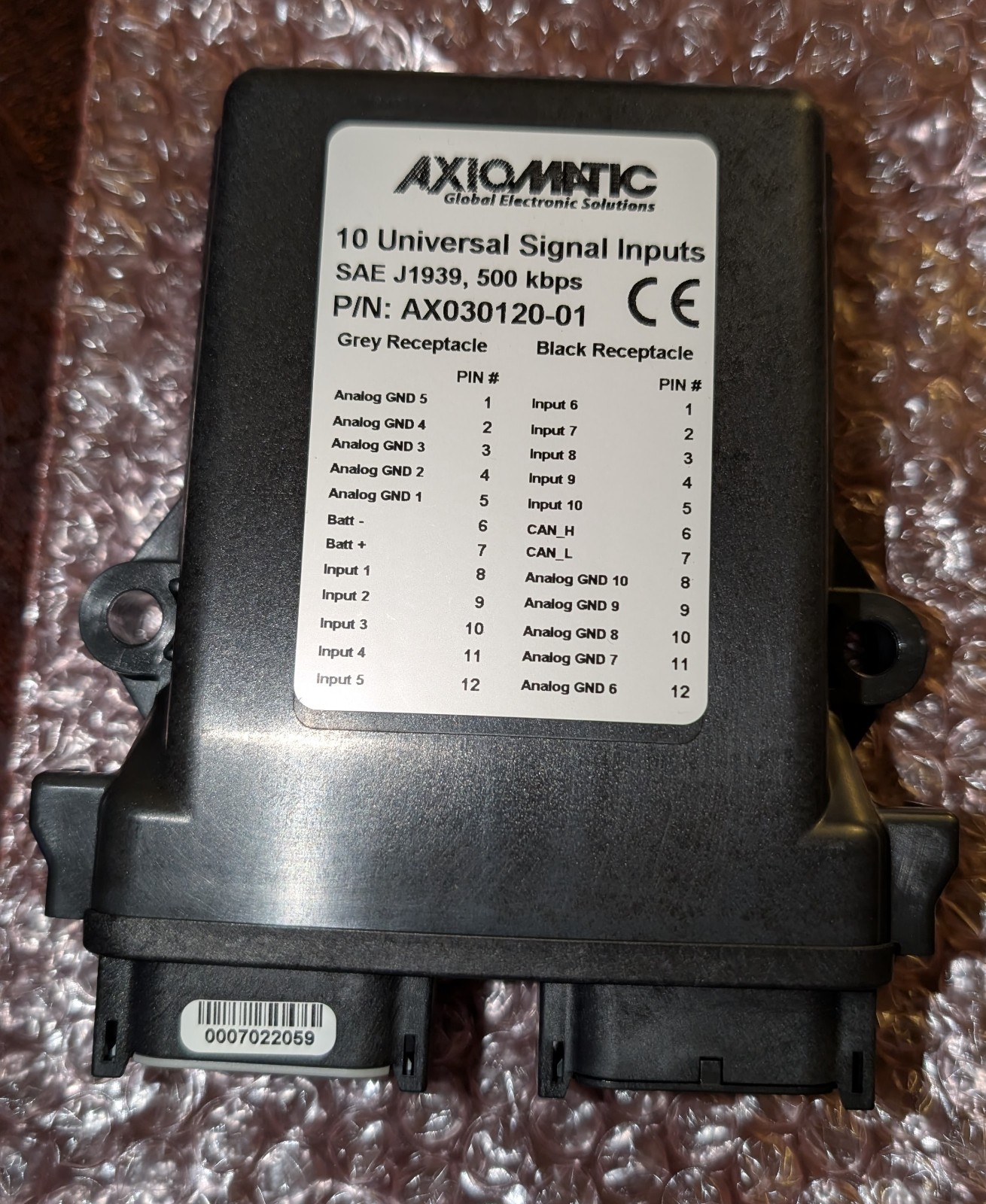 New 10 Universal Signal Inputs Axiomatic Global Electronic Solutions
