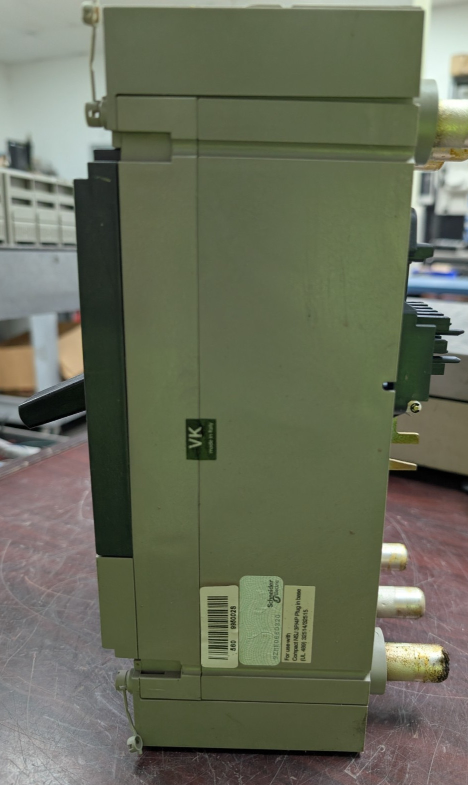 🤪 MERLIN GERIN 400 AMP CIRCUIT BREAKER 600 VAC 3 POLE NSJ400 A