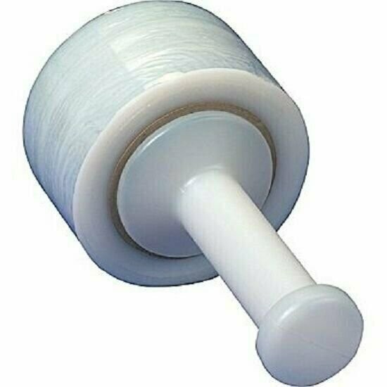 5″ in. x 1000FT 80 Gauge 12 Rolls Stretch Shrink Film Hand Wrap + Handle