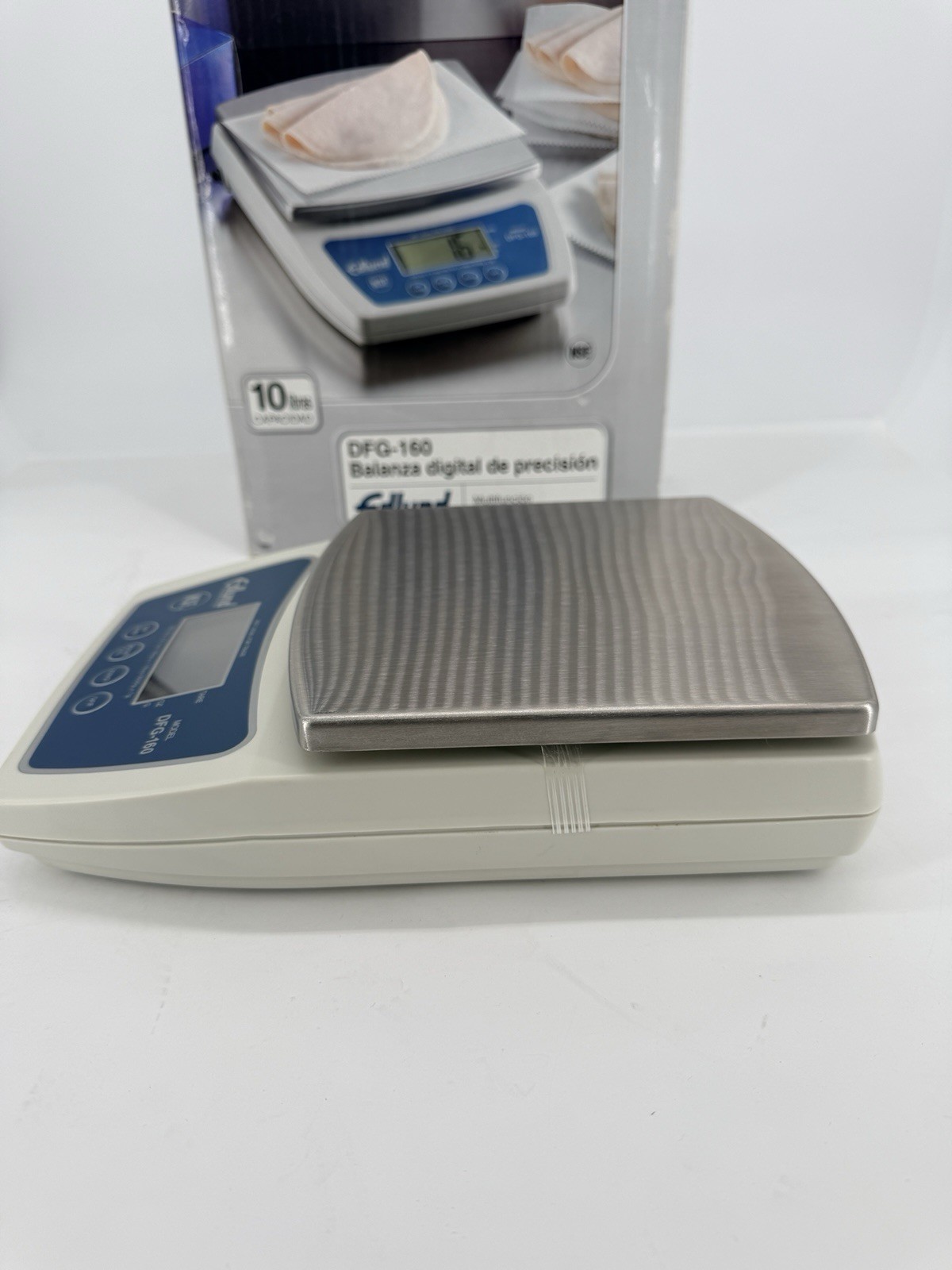 Edlund DFG-160 Digital Portion Control Scale 10 lb Silver New In The Box