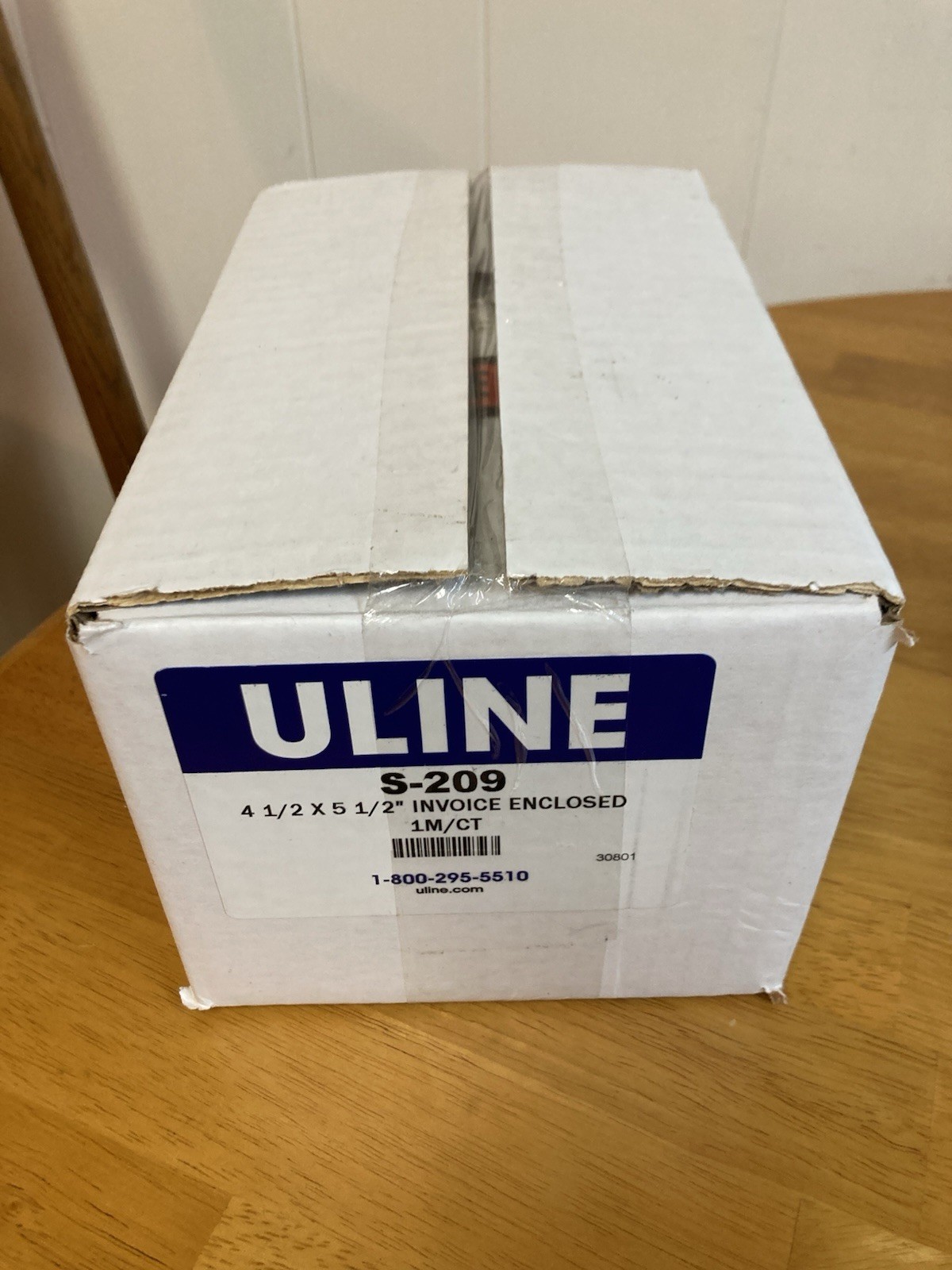 Uline S-209 4.5″ x 5.5″ Invoice Enclosed Clear Packing List Envelope 1000/CTN