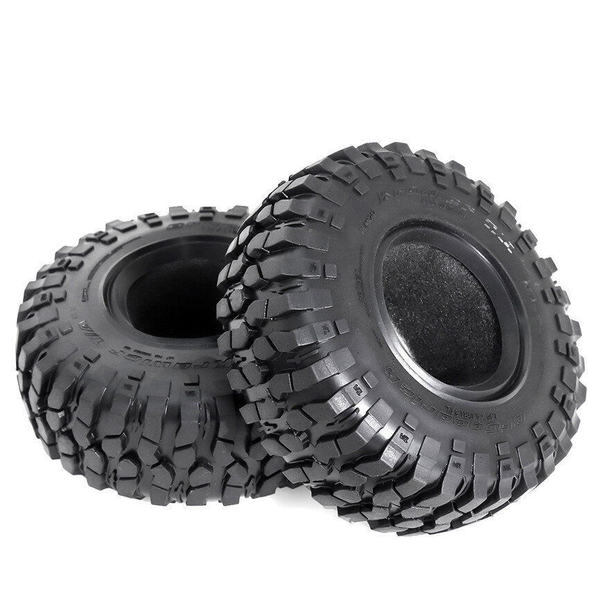 1.9” Universal Crawler Tire 106MM Rock TerrainTire for 1/10 Model Cars