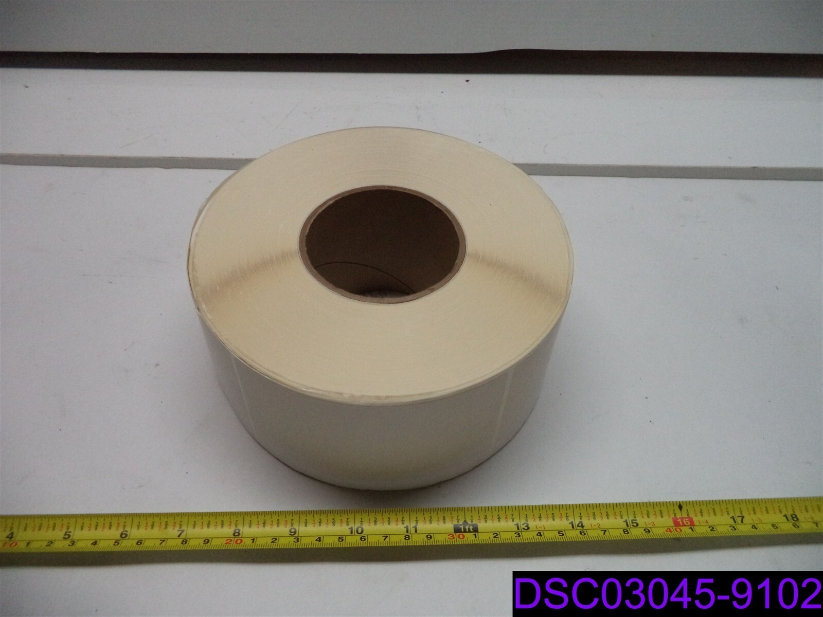 Qty = 3,000 Labels (6 Rolls x 500): 3″ x 5″ White Adhesive Labels